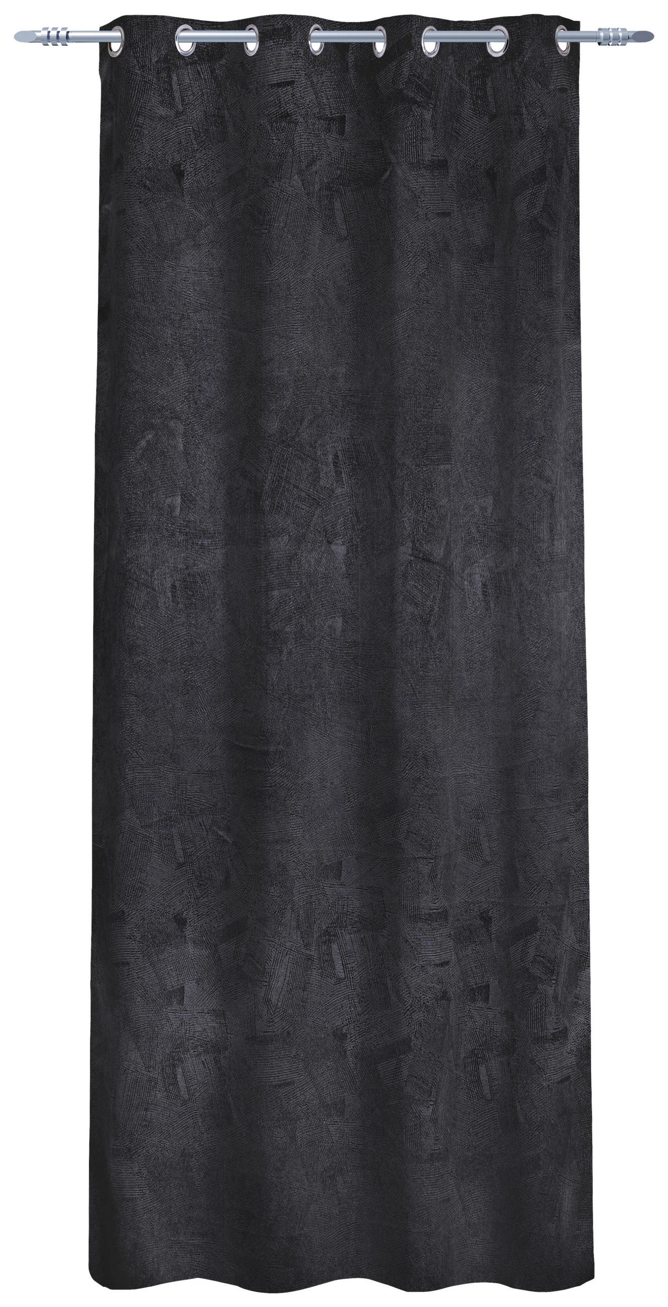 Thumbnail - Verdunklungsvorhang Diamond anthrazit B/L: ca. 140x245 cm