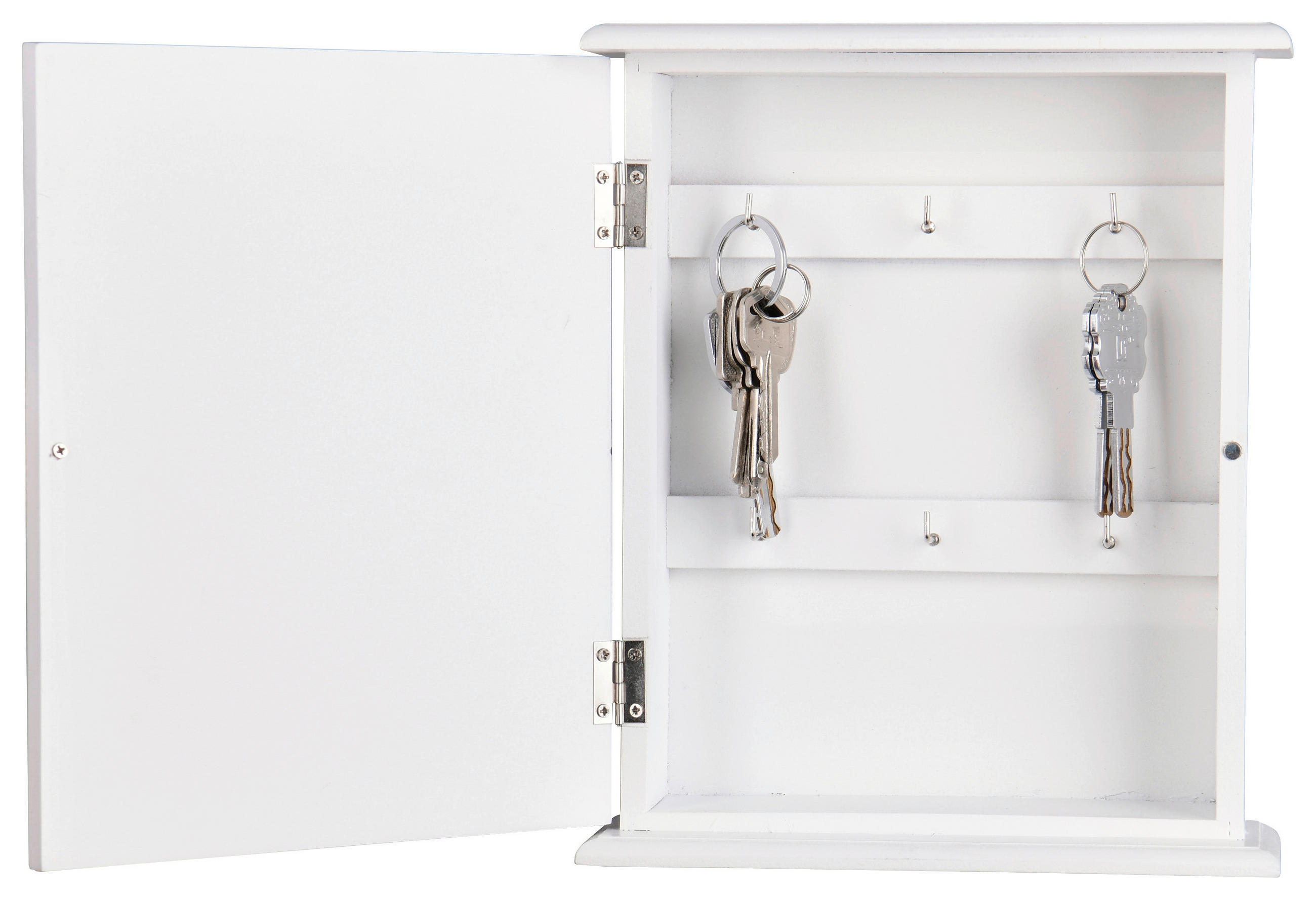 Thumbnail - Schlüsselkasten Sandy weiß MDF B/H/T: ca. 20x24x7 cm