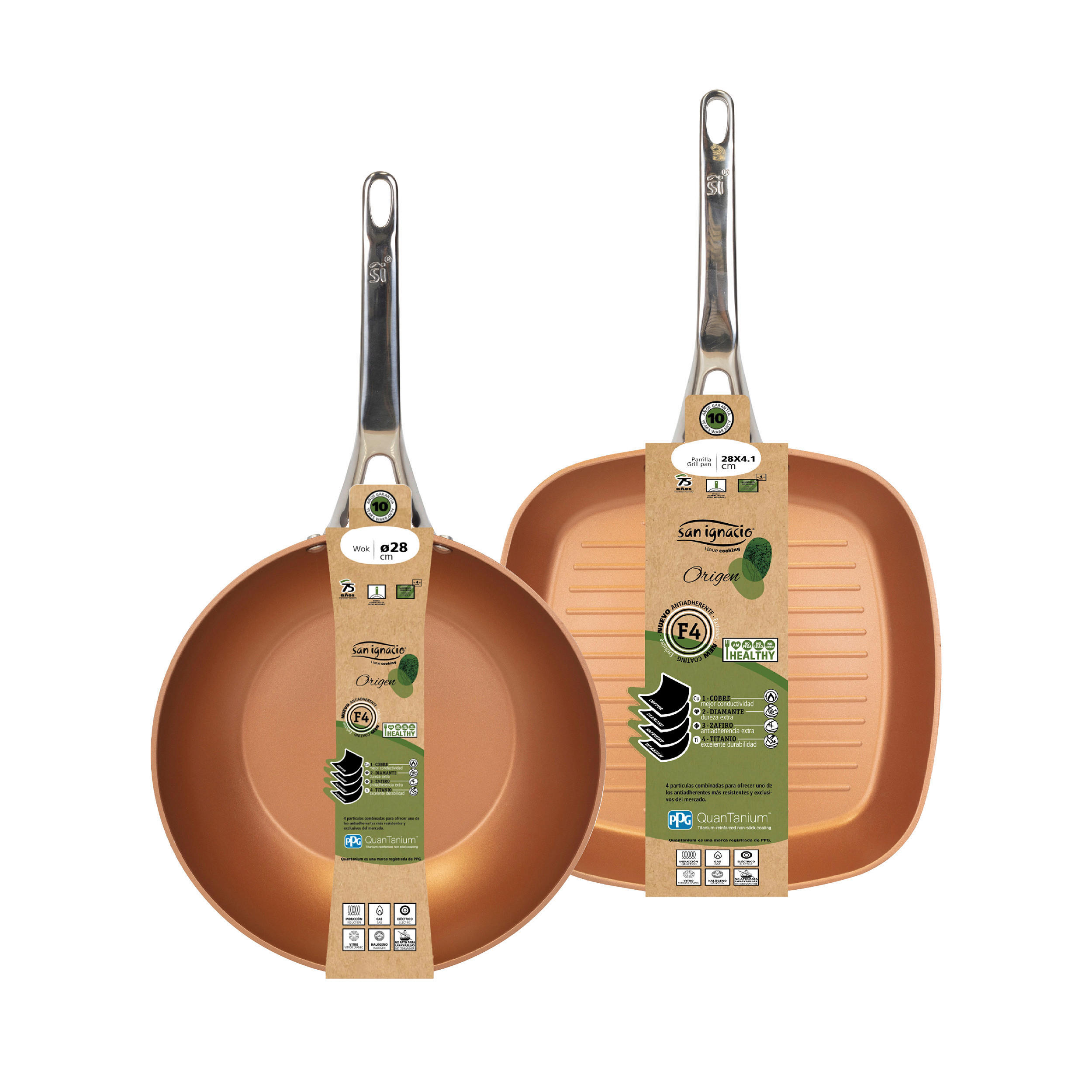 Thumbnail - BERGNER Pfannenset Origen Kupfer Aluminium 2 tlg.