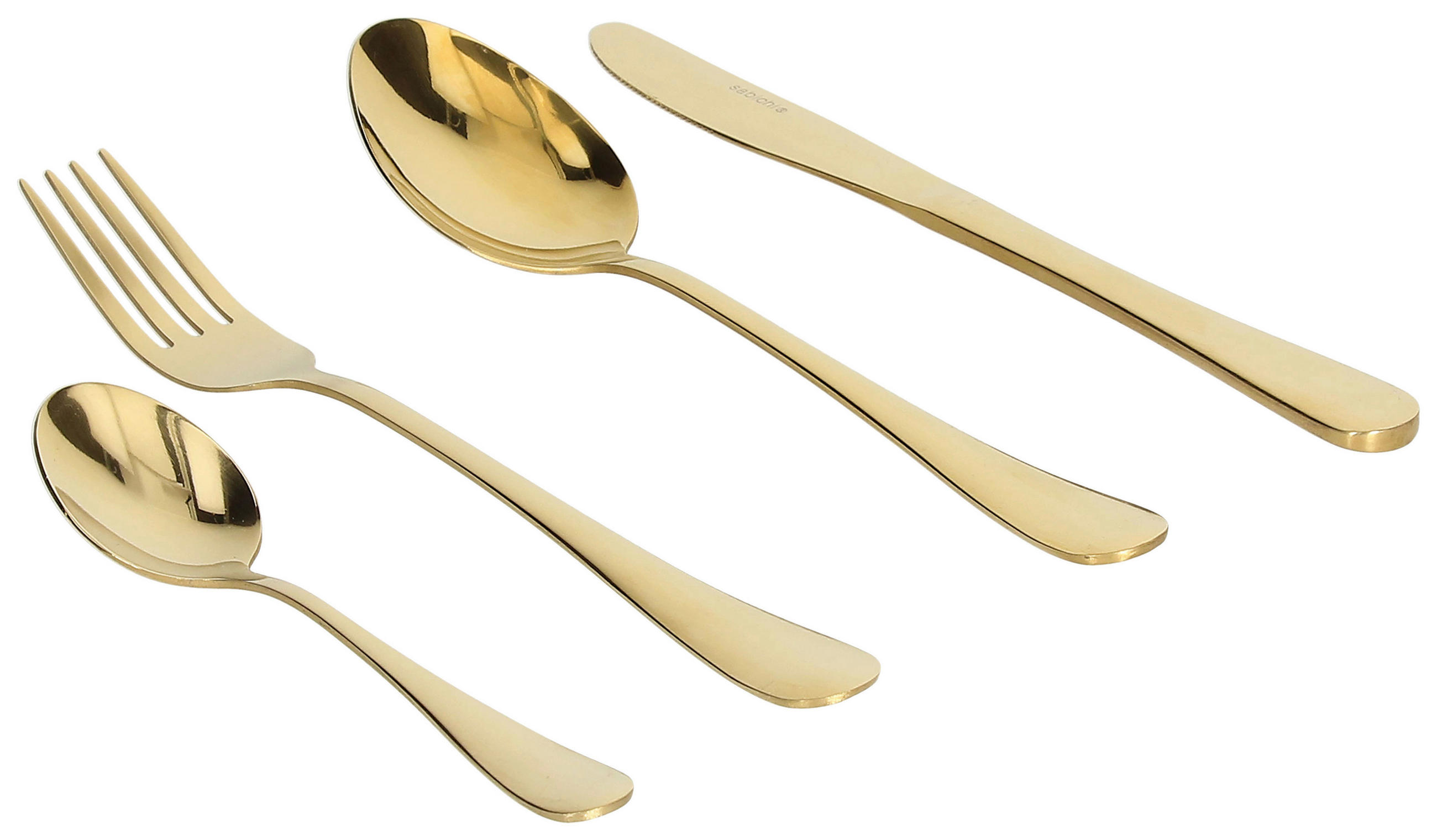 TOGNANA Besteckset Antony Golden gold Edelstahl 24 tlg.