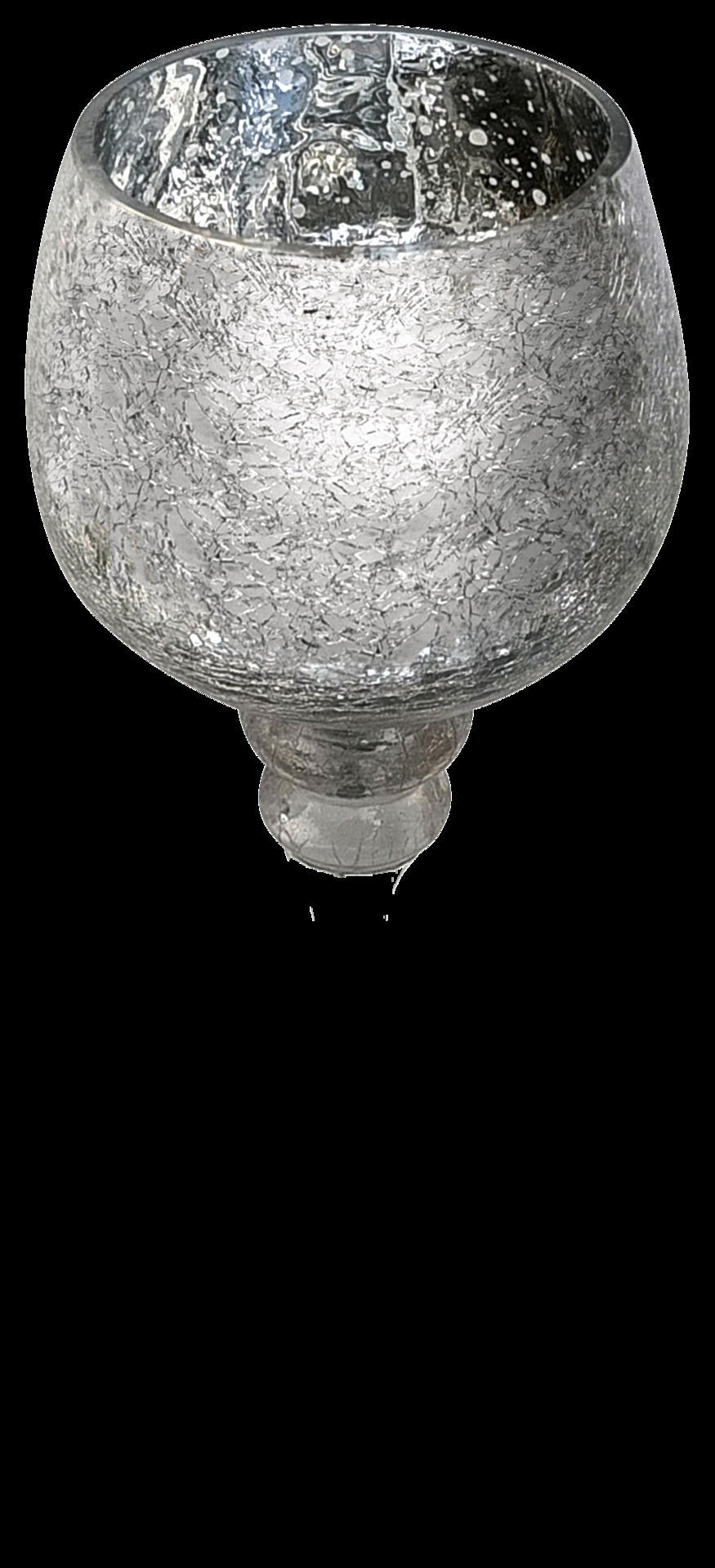 POCOline Windlicht silber Glas