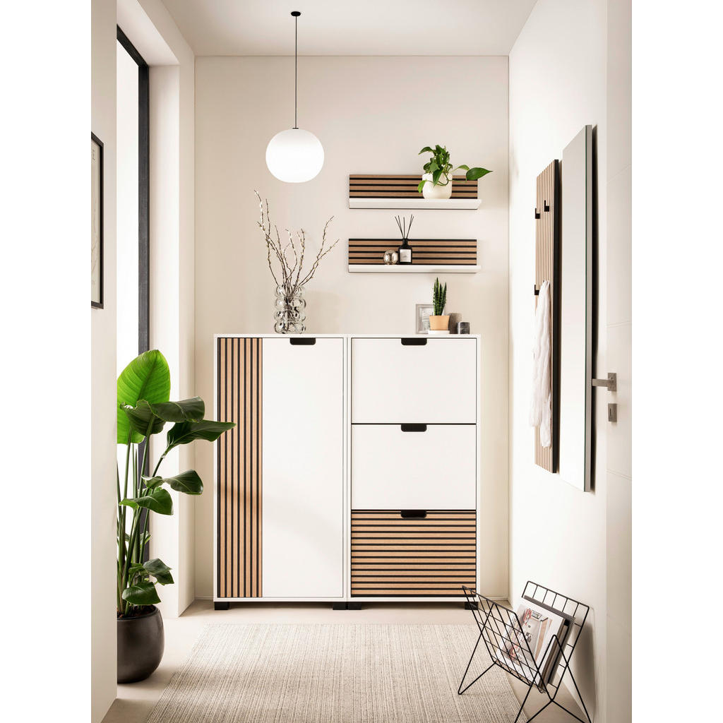 Thumbnail - Highboard Ryker weiß matt B/H/T: ca. 59,8x124x19,55 cm