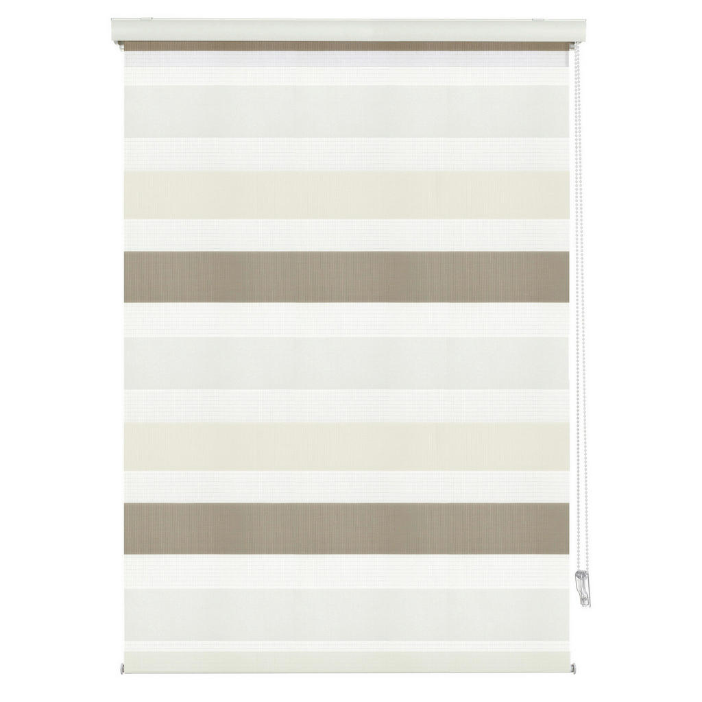 Thumbnail - Boviva Doppelrollo mit Blende weiß B/L: ca. 110x160 cm