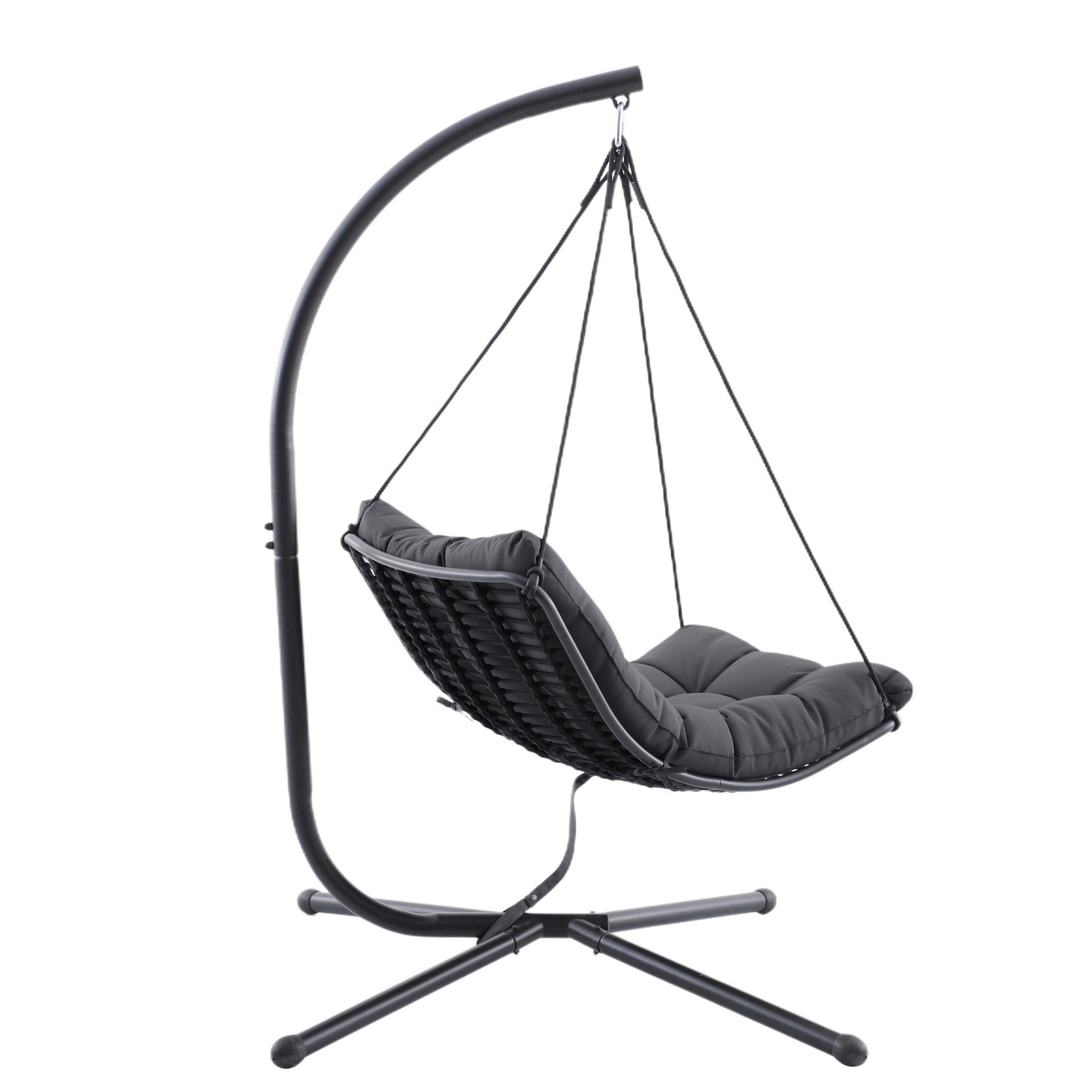 Thumbnail - POCOline Hängesessel dunkelgrau Stahl