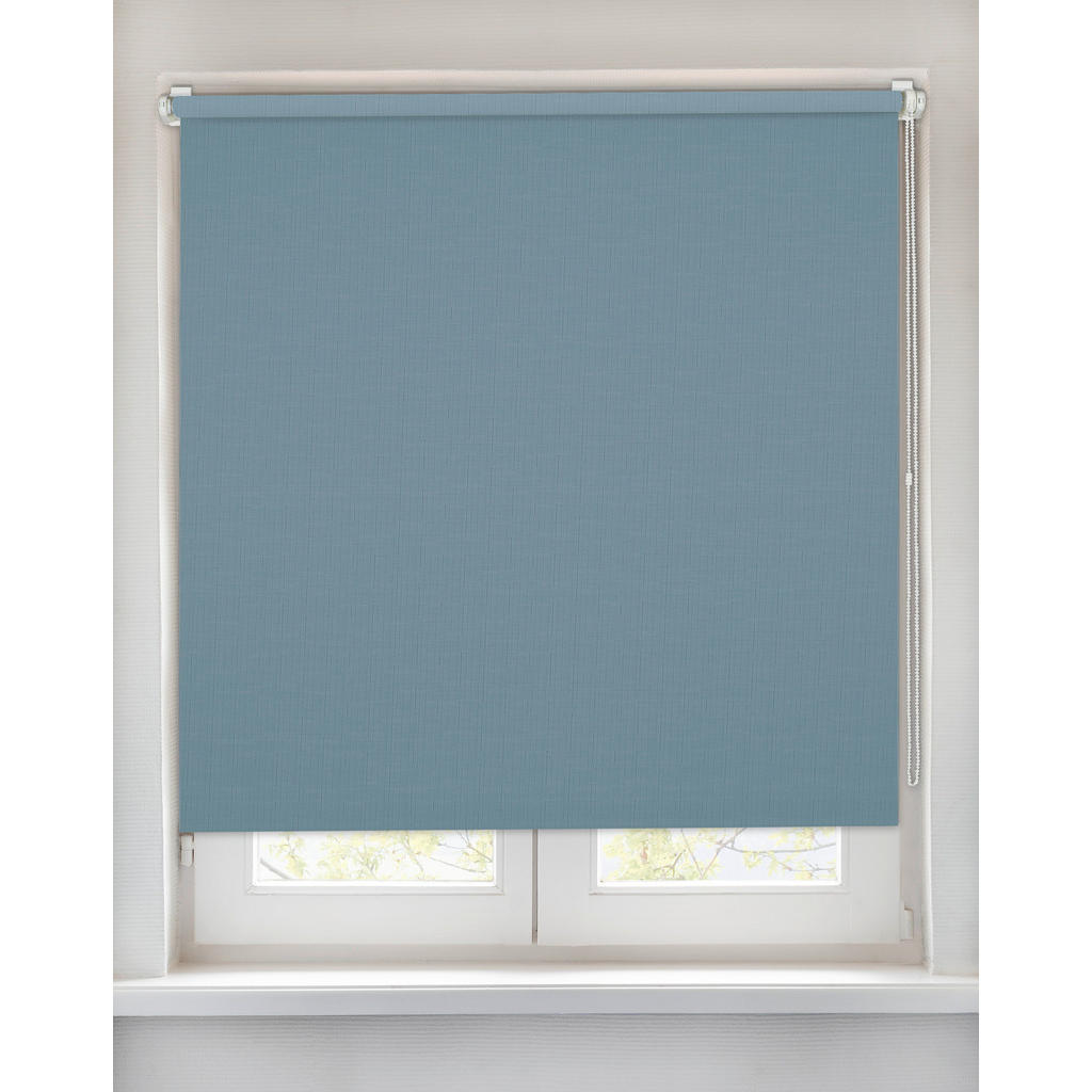 Thumbnail - Boviva Rollo Struktur taubenblau B/L: ca. 120x150 cm