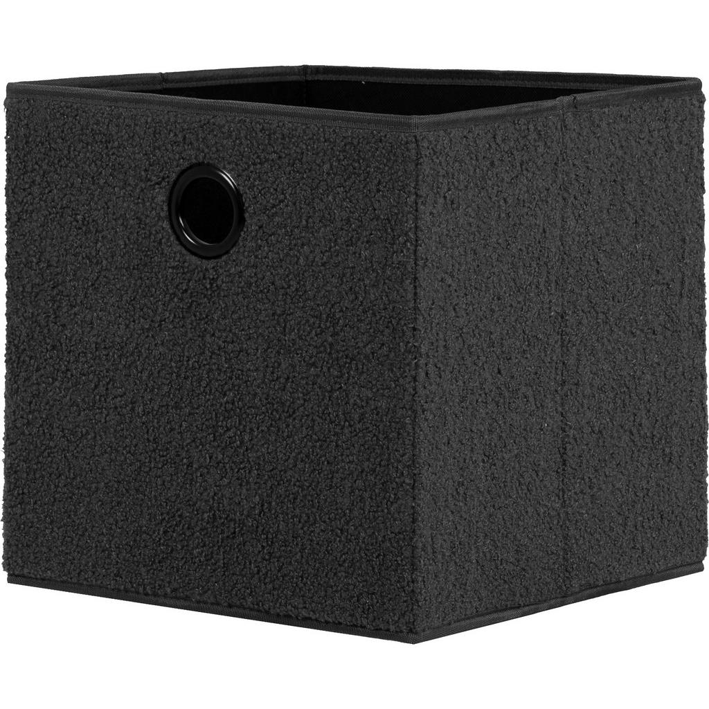 Thumbnail - Stoffbox dunkelgrau B/H/T: ca. 32x32x32 cm