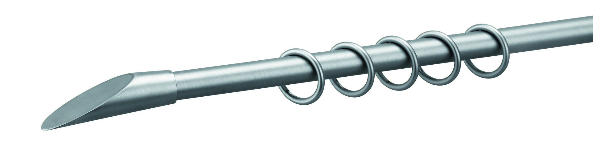 ACUS design collection Stilgarnituren Zylinder Chrom Edelstahl D: ca. 1,6 cm ausziehbar von ca. 130 bis 240 cm 1.0 Läufe