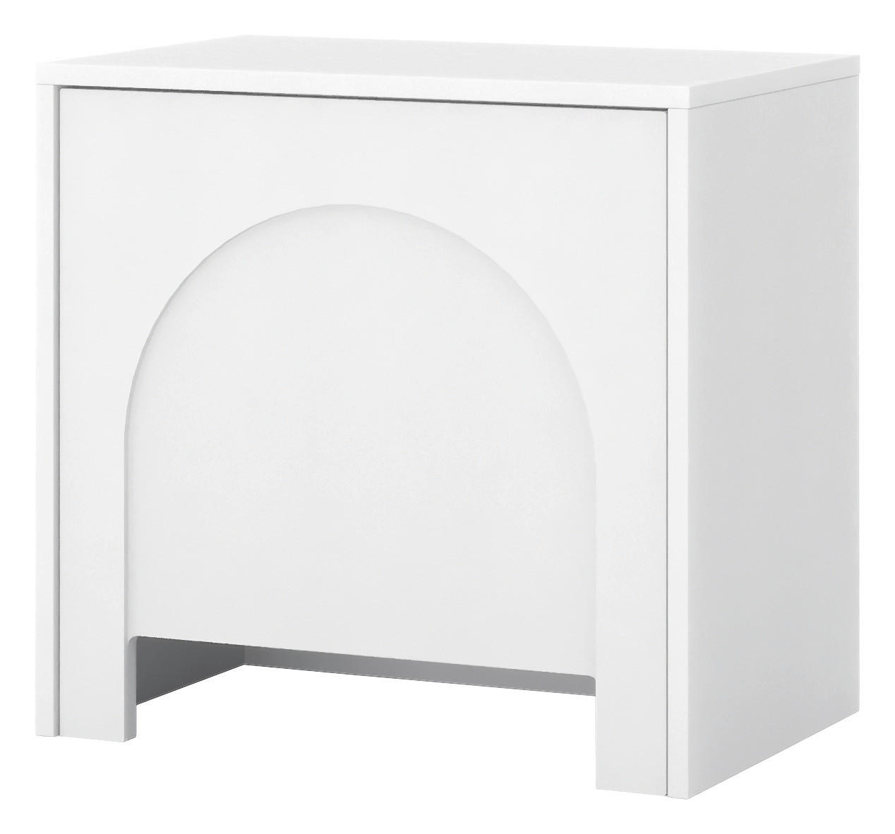 Nachtkonsole ARCO weiß B/H/T: ca. 50x49x35 cm
