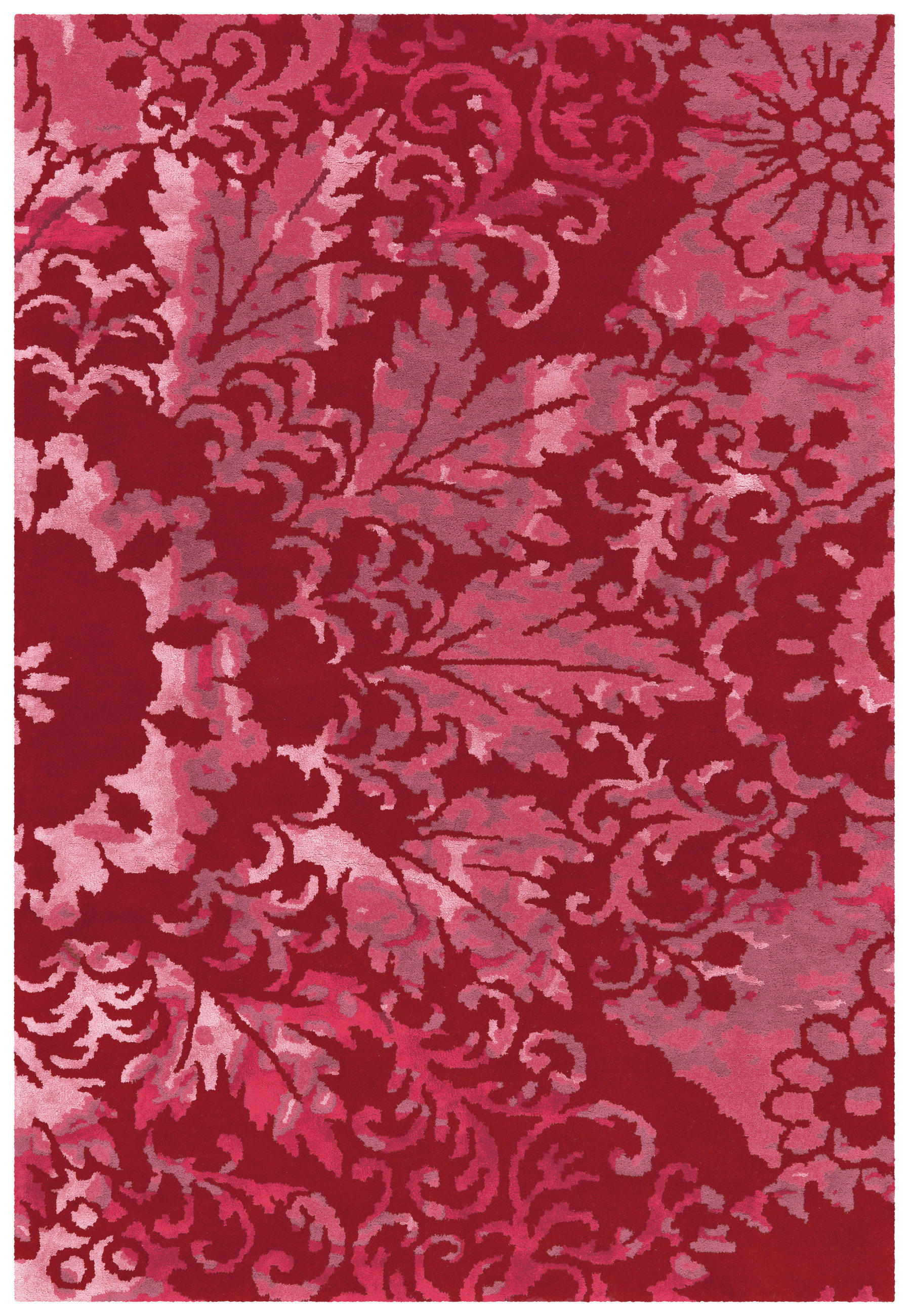 Arte Espina Kurzflorteppich Satin 8061 rot B/L: ca. 170x240 cm
