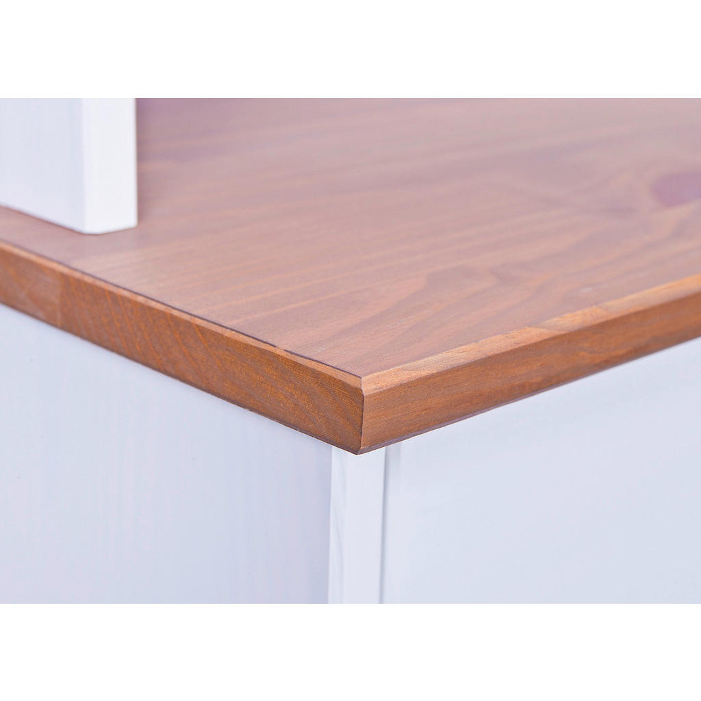 Buffet Westerland weiß lackiert Kiefer B/H/T: ca. 131x205x45 cm Buffet Westerland weiß lackiert Kiefer B/H/T: ca. 131x205x45 cm