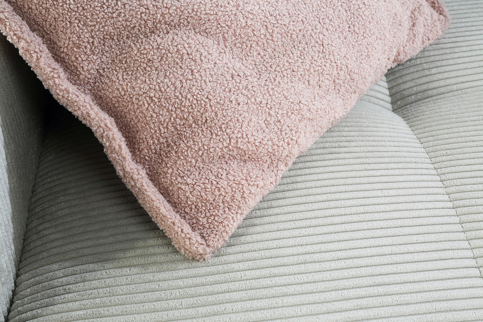 Thumbnail - Big Sofa Greige Microfaser B/H/T: ca. 298x80x135 cm