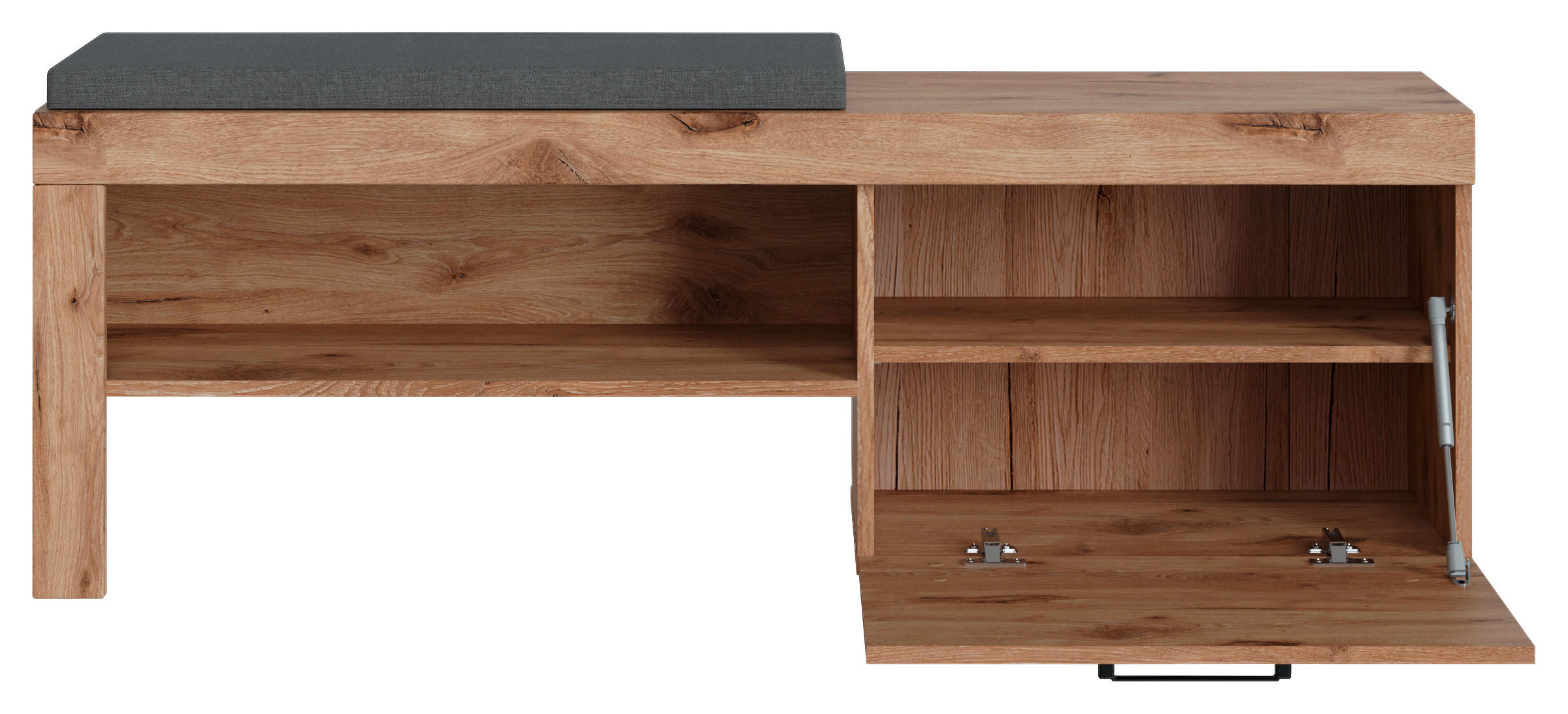 Thumbnail - Sitzbank Roxy Eiche Viking Nachbildung B/H/T: ca. 139x52x38 cm