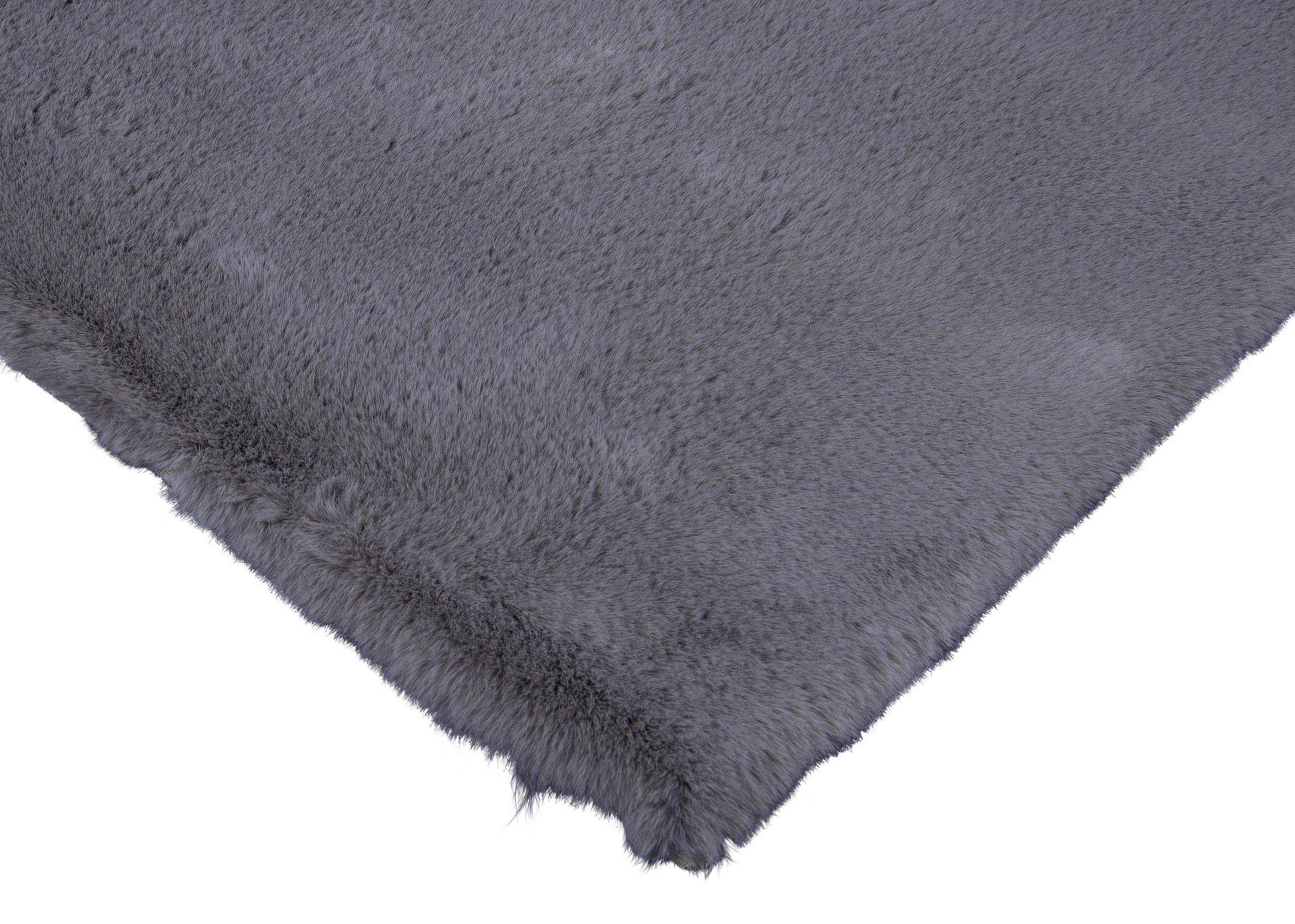 Thumbnail - Fellimitat Moyo grau B/L: ca. 60x100 cm