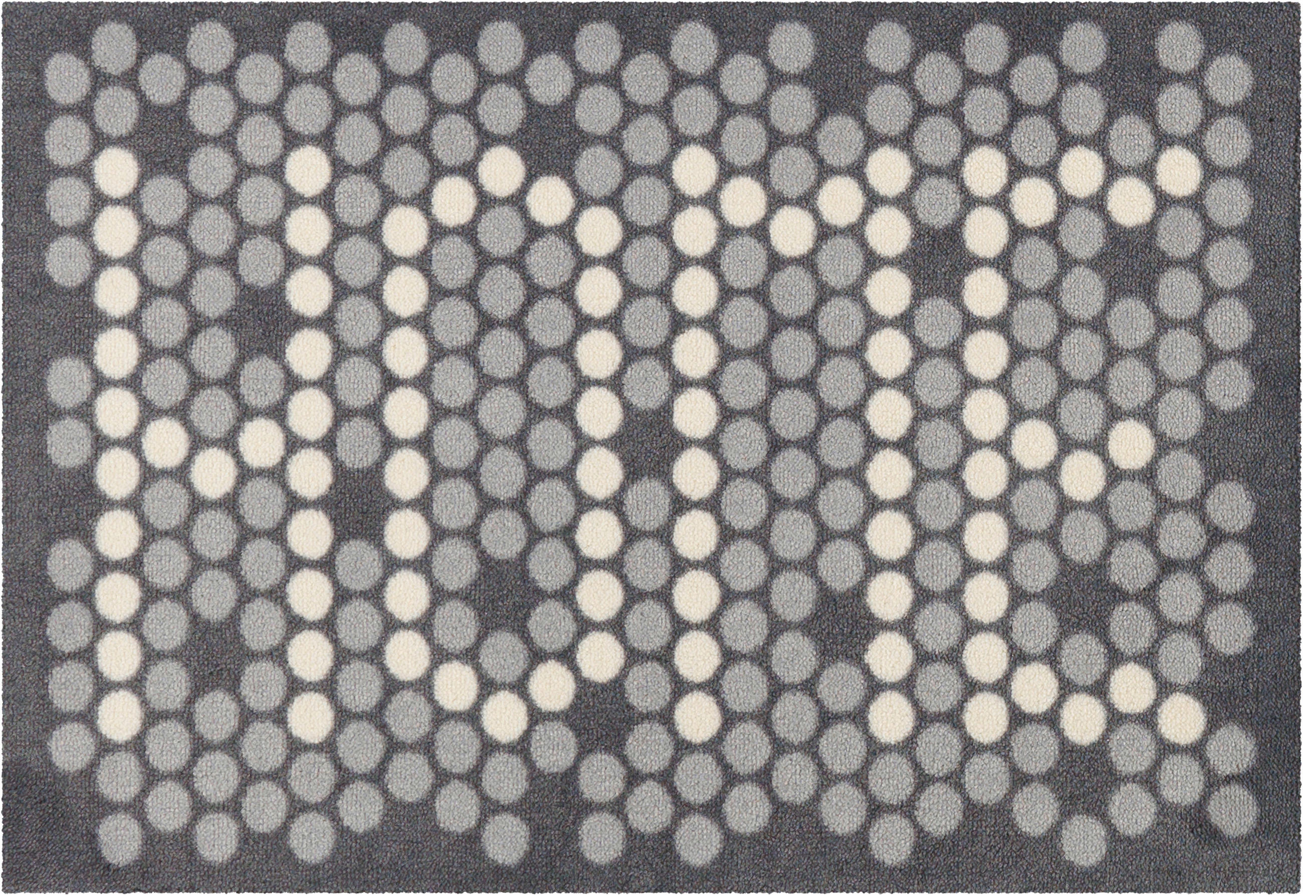 Arte Espina Kurzflorteppich Living Mat 61 grau B/L: ca. 64x168 cm