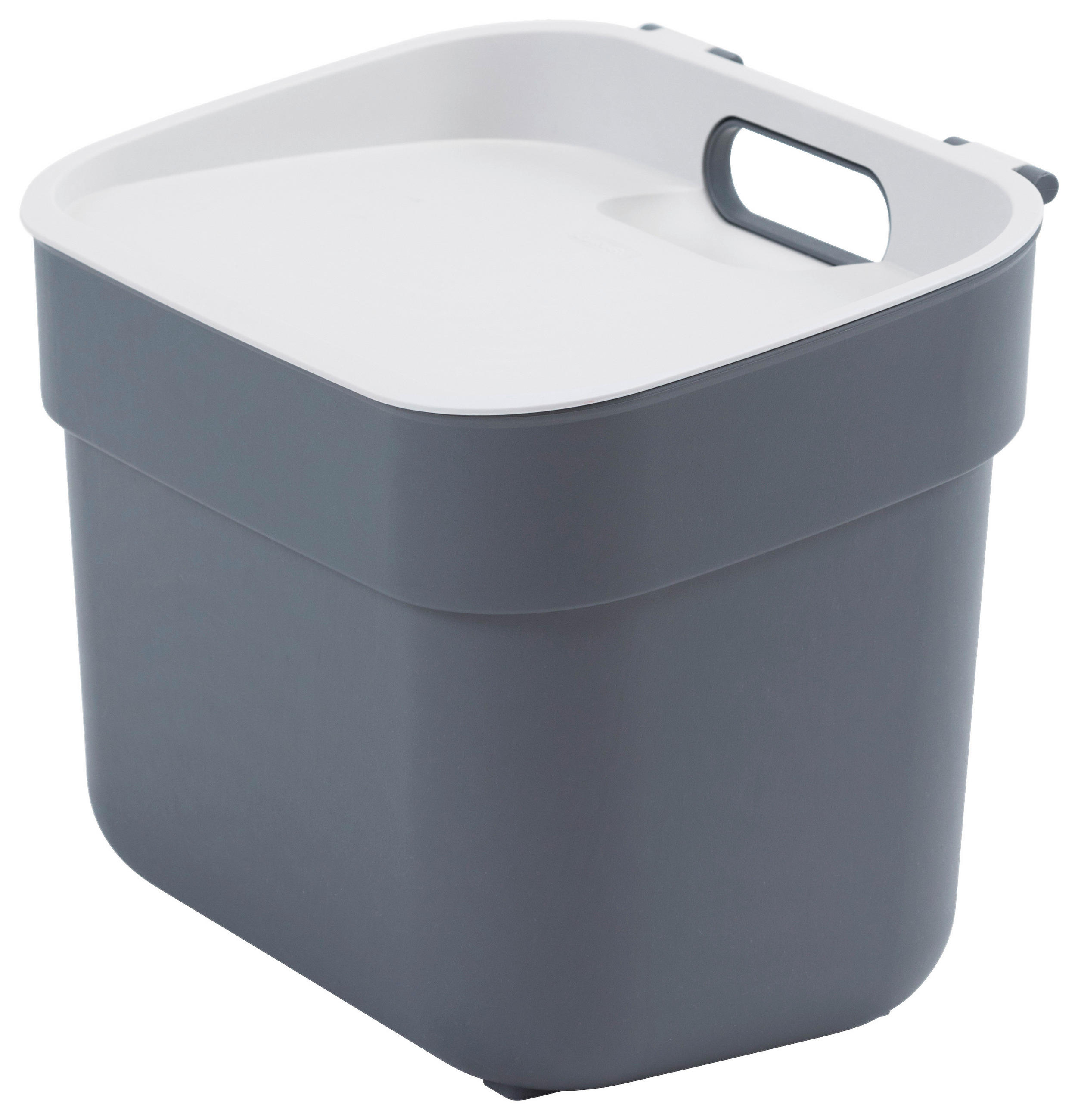 Curver Abfalleimer dunkelgrau B/H/L: ca. 18,6x20,3x25 cm