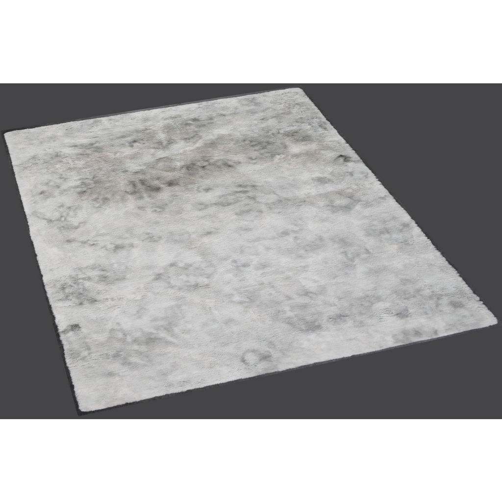 Thumbnail - Fellimitat Moyo Batik silber B/L: ca. 120x160 cm