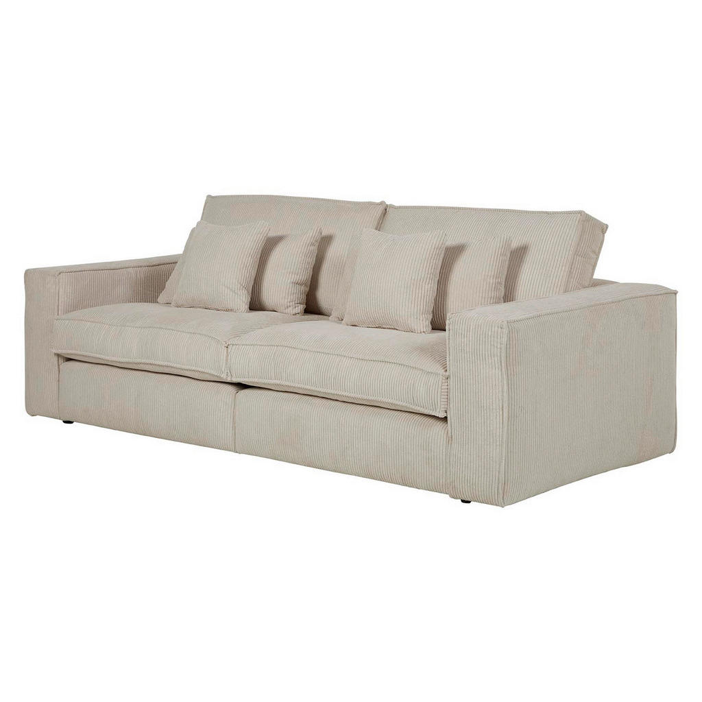 Thumbnail - Sofa Marlon beige Microfaser B/H/T: ca. 248x90x110 cm