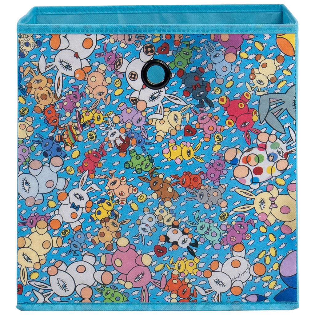 Thumbnail - Stoffbox Stoffbox türkis B/H/T: ca. 32x32x32 cm