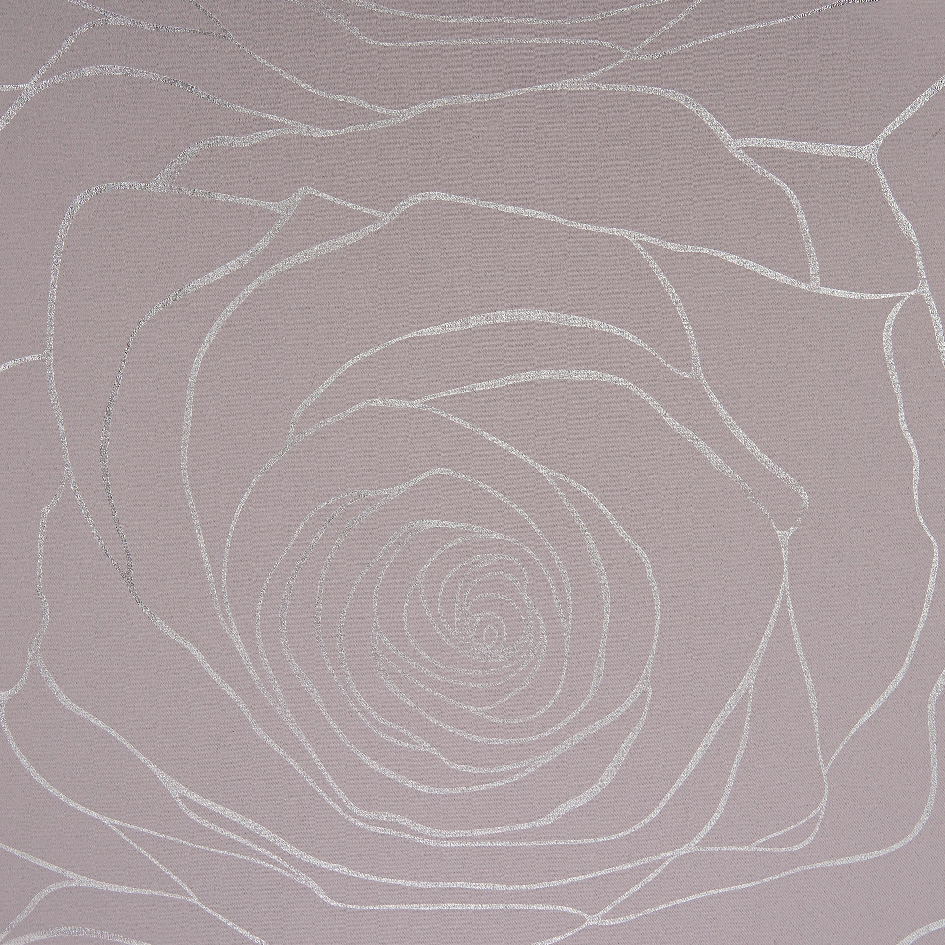 Thumbnail - Home Essential Verdunklungsvorhang Roses silber B/L: ca. 140x245 cm