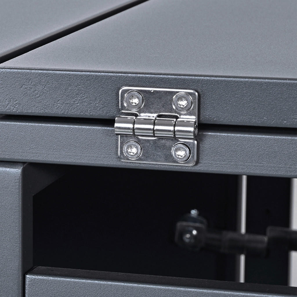 Thumbnail - Westmann Mülltonnenbox Tonus anthrazit B/H/L: ca. 198x116x80 cm