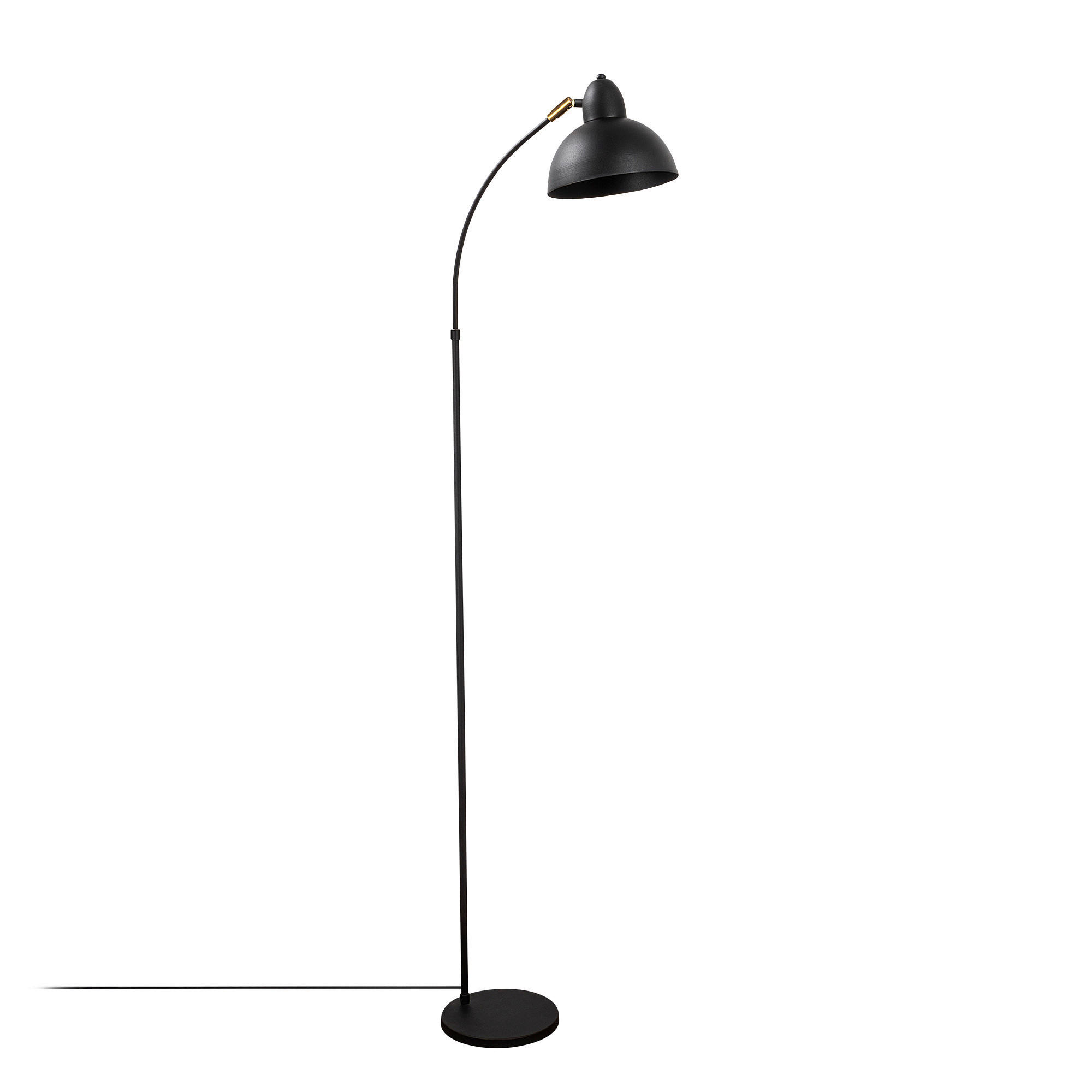 Opviq Stehleuchte schwarz B/H/T/L: ca. 43x162x43x20 cm E27 1 Brennstellen