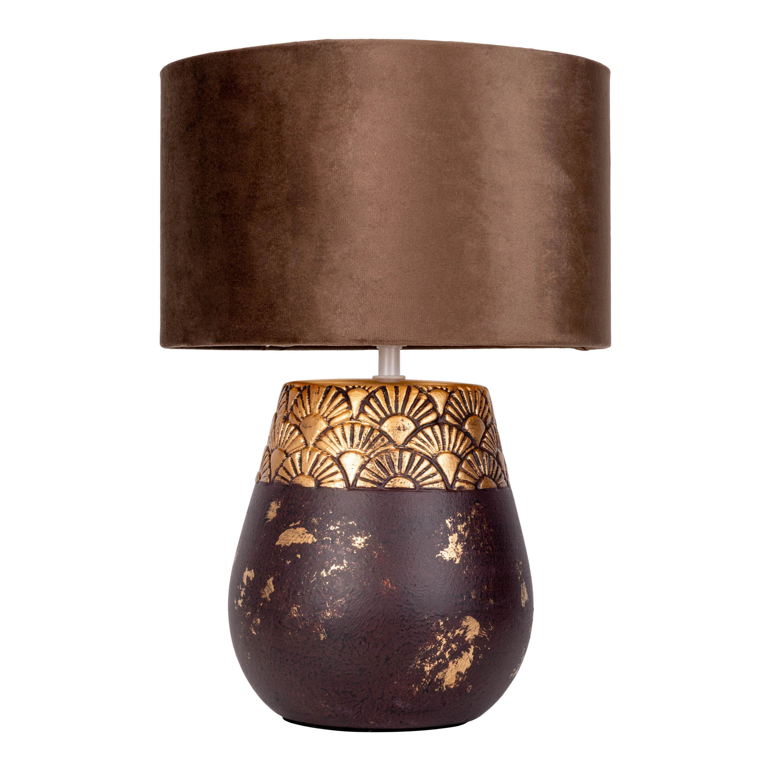 Thumbnail - Näve Leuchten Tischleuchte tabak Keramik B/H/T/D: ca. 26x39x26x26 cm E27 1 Brennstellen