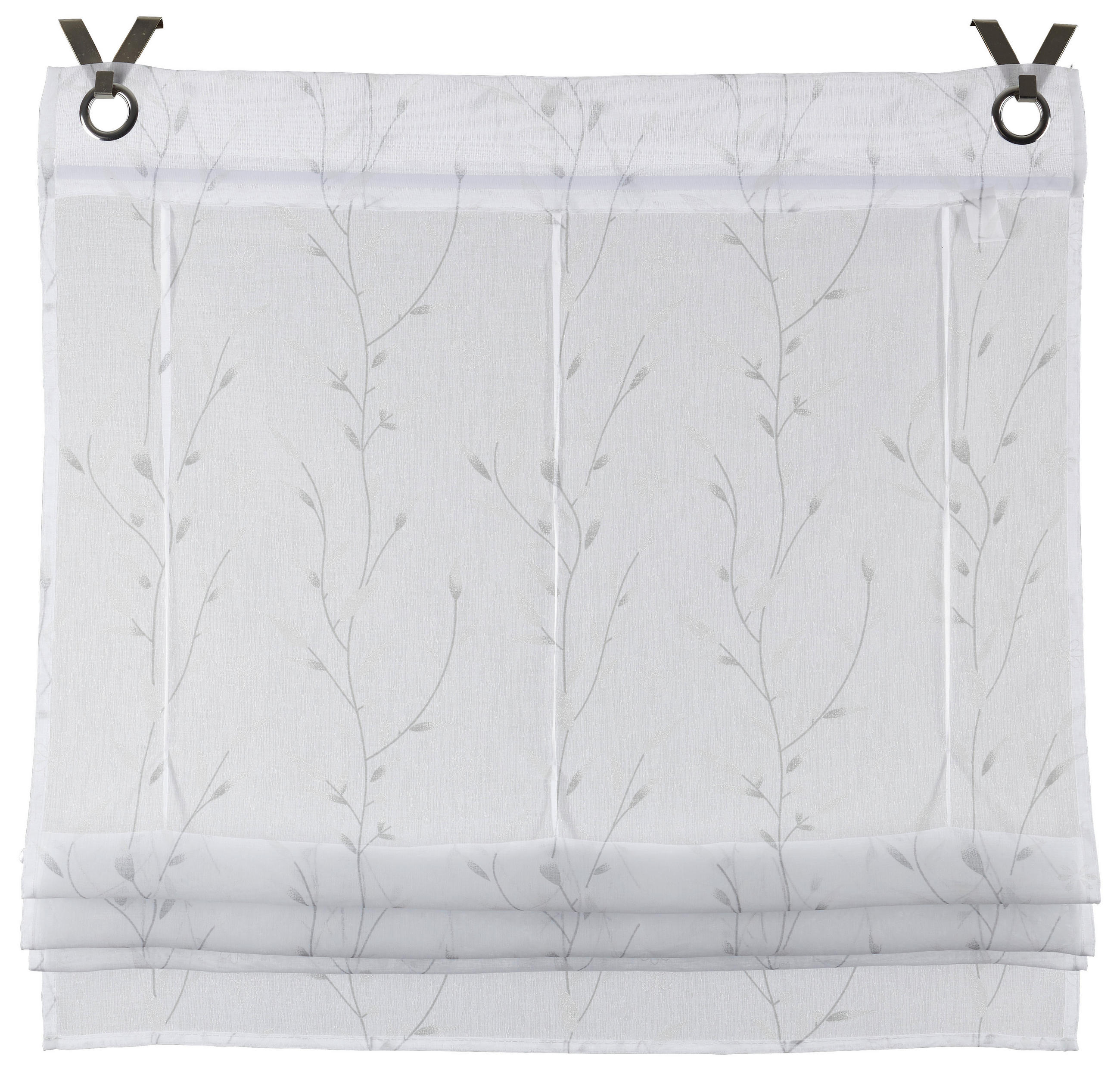 Thumbnail - POCOline Bändchenrollo Barbara grau B/L: ca. 80x170 cm