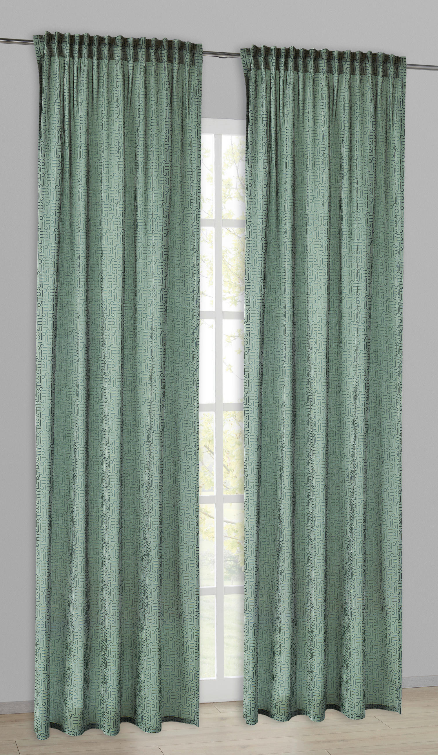 Esprit Kombivorhang E-Scatter salbei B/L: ca. 130x250 cm