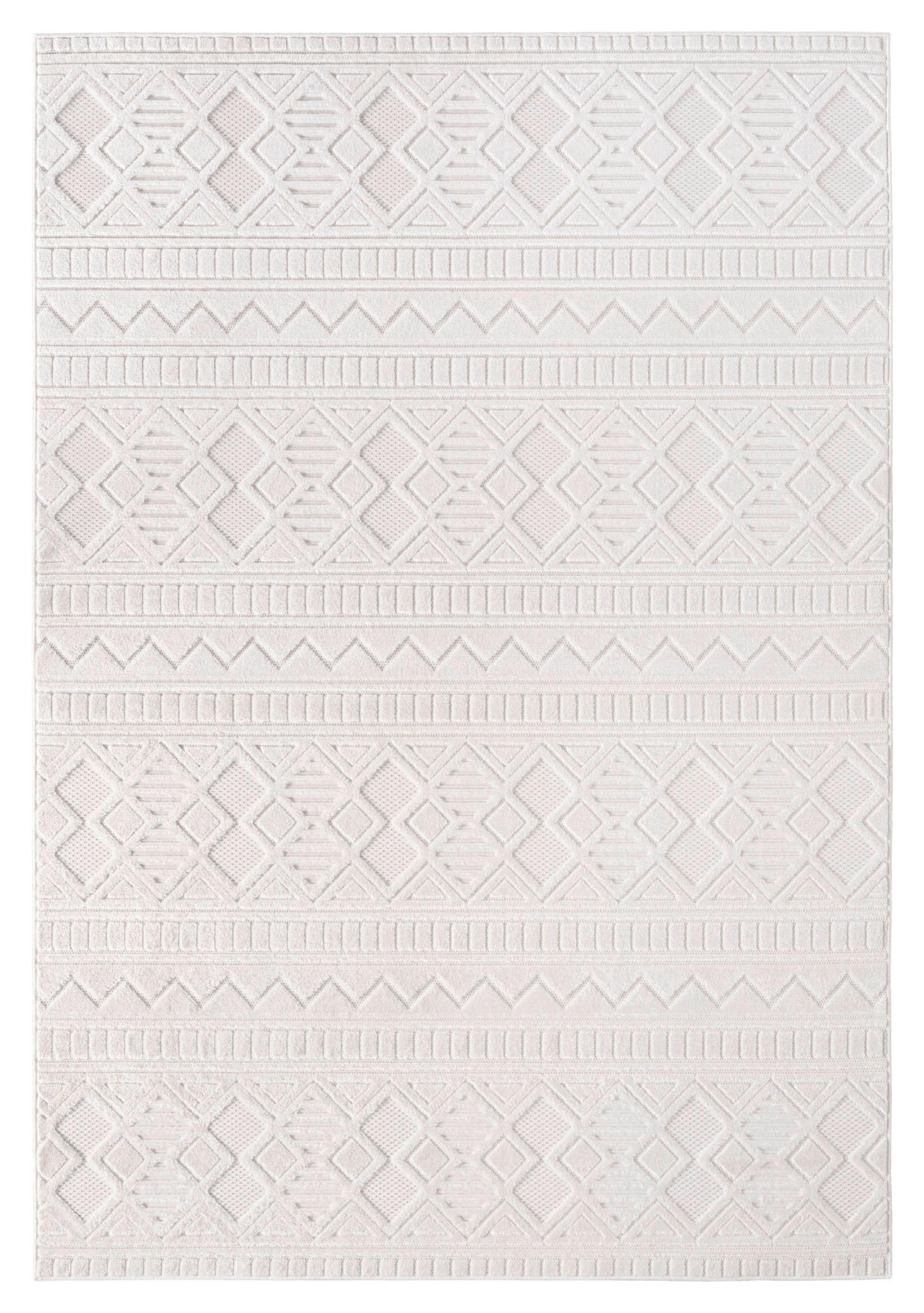 Ayyildiz Kurzflorteppich DOHA creme B/L: ca. 280x370 cm