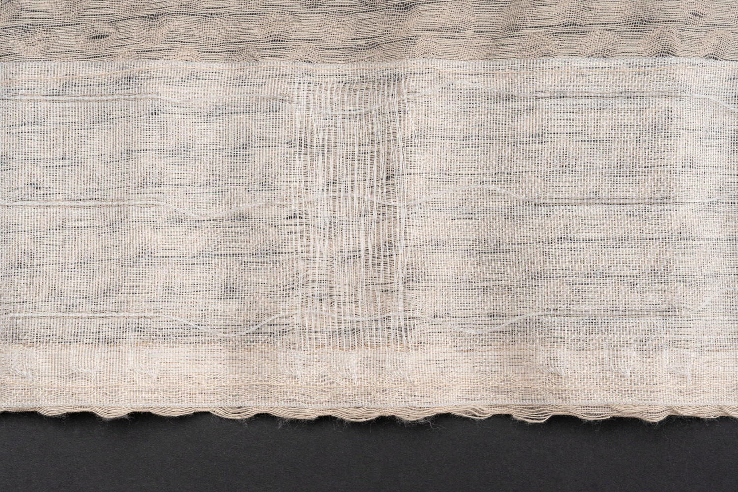 Thumbnail - Kombivorhang 2er Pack Dot sand B/L: ca. 135x245 cm