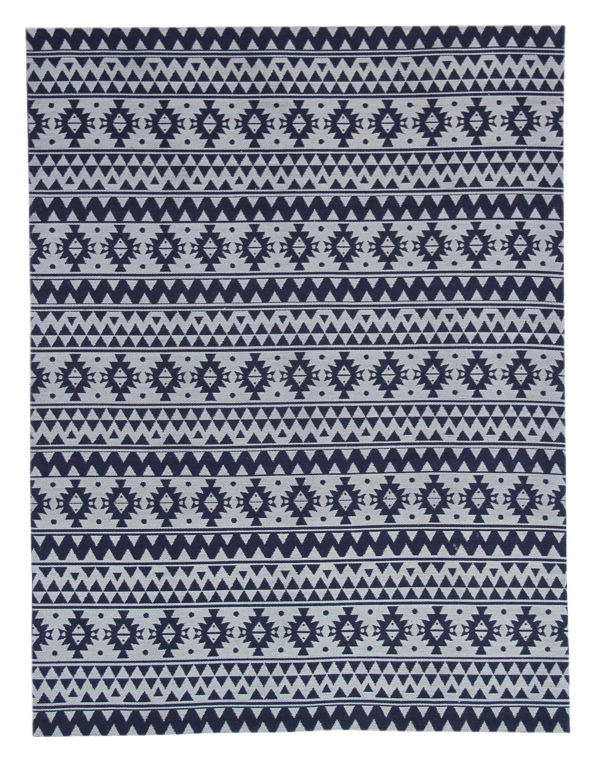 Kayoom Flachgewebeteppich Sunny 210 blau B/L: ca. 80x150 cm