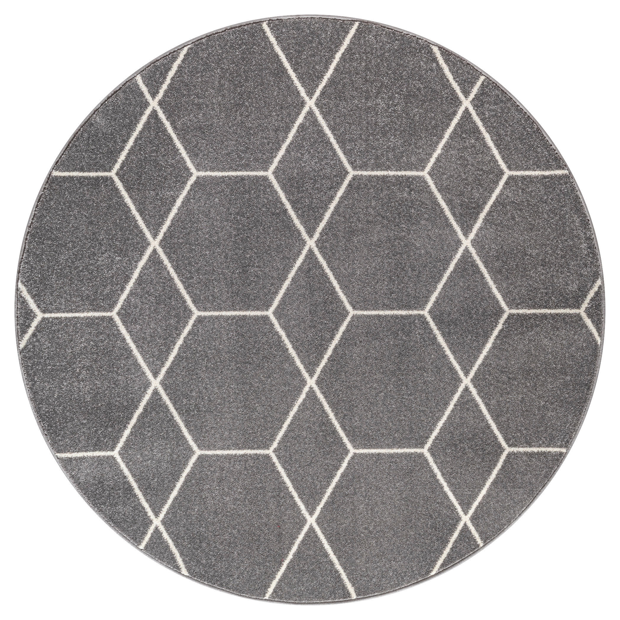 Sanat Teppich Trellis grau B/L: ca. 120x120 cm