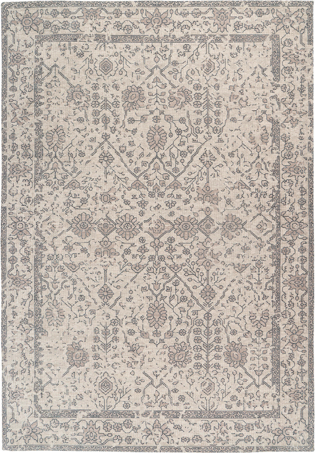 Kayoom Flachflorteppich Perry 125 creme B/L: ca. 160x230 cm