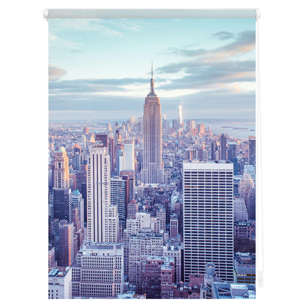 Thumbnail - LICHTBLICK Rollo New York blau B/L: ca. 90x150 cm