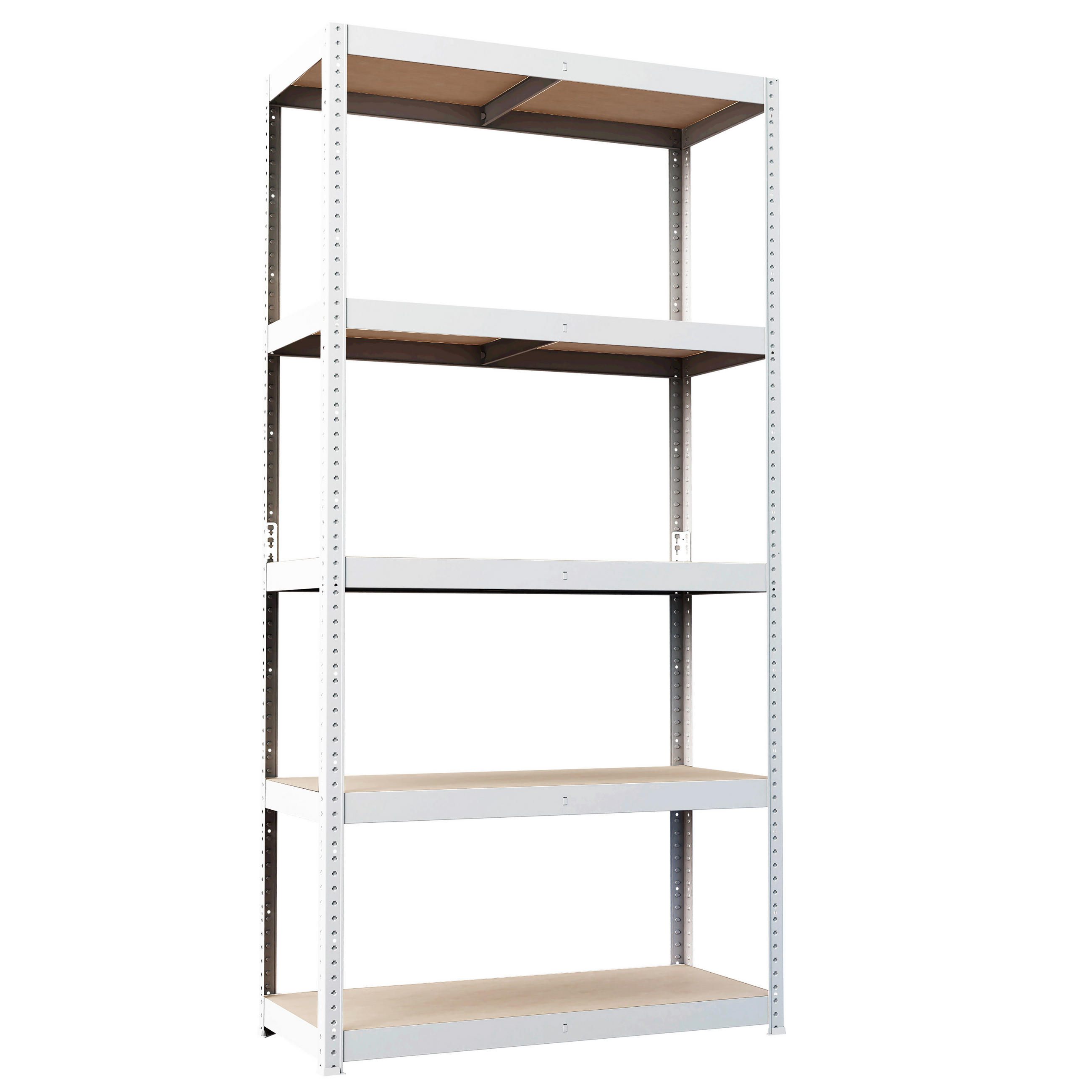 Thumbnail - Regal weiß B/H/T: ca. 90x180x60 cm