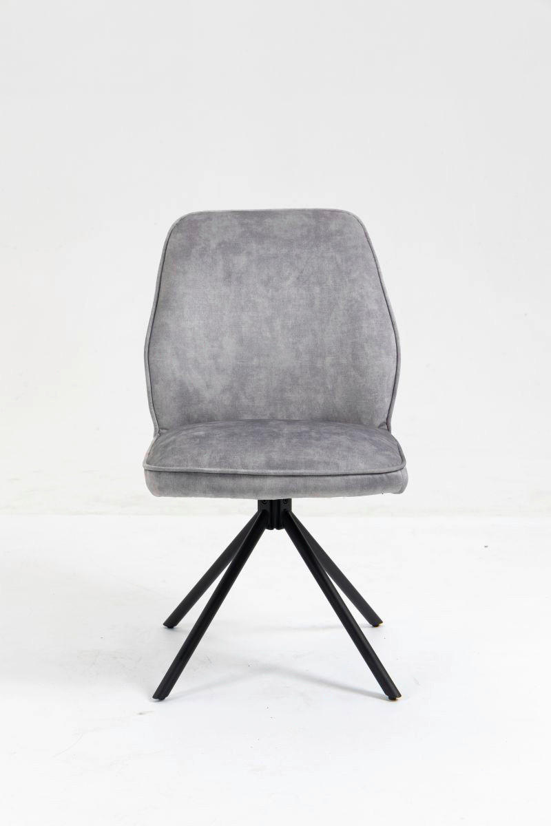 Thumbnail - Stuhl Mailand grau Microfaser B/H/T: ca. 53x89x64 cm