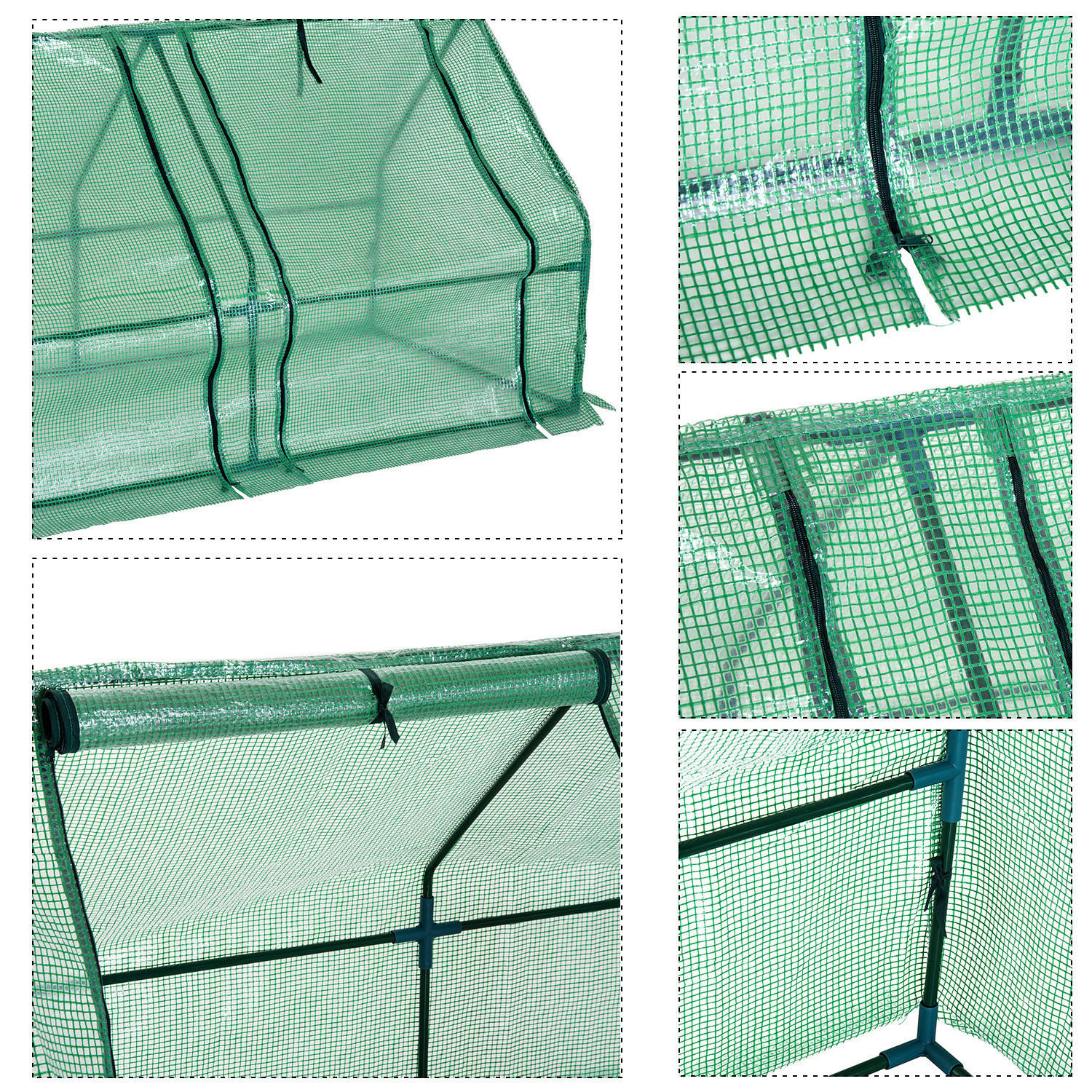 Thumbnail - Outsunny Gewächshaus B/H/L: ca. 90x90x270 cm