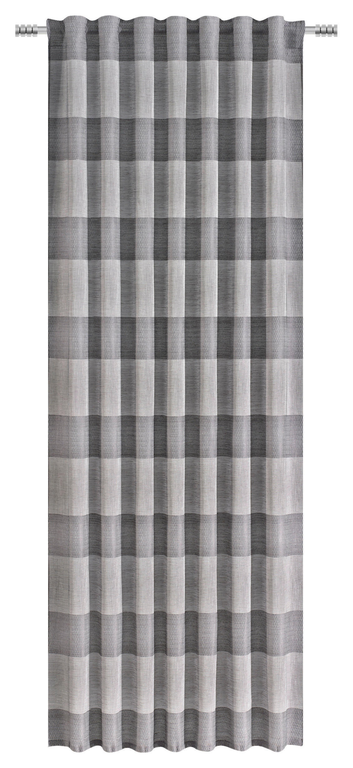 Thumbnail - POCOline Kombivorhang Andrea grau B/H: ca. 140x245 cm