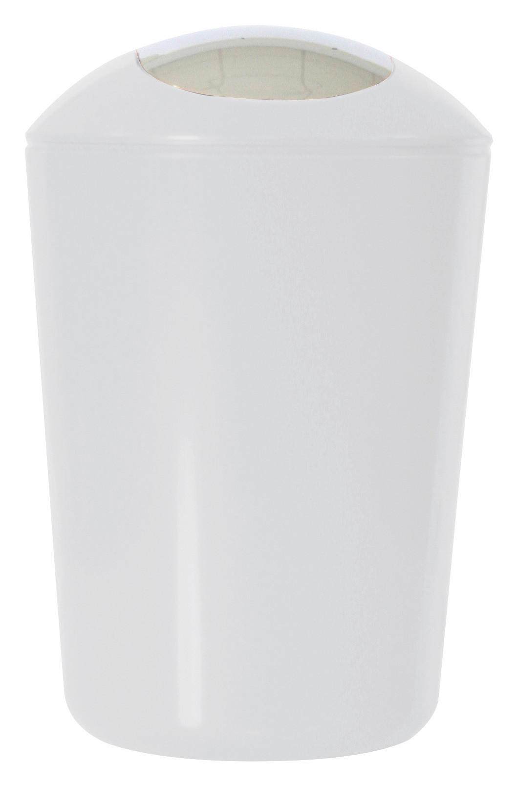 Schwingdeckeleimer weiß Kunststoff H/D: ca. 30x20 cm ca. 5 l