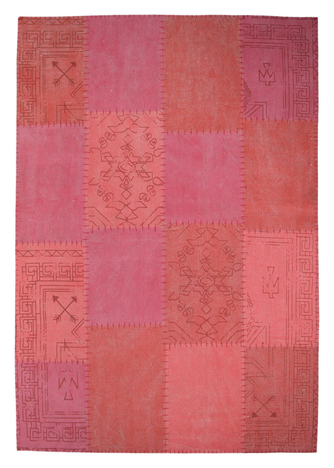 Kayoom Kurzflorteppich Lyrical 210 rot B/L: ca. 120x170 cm