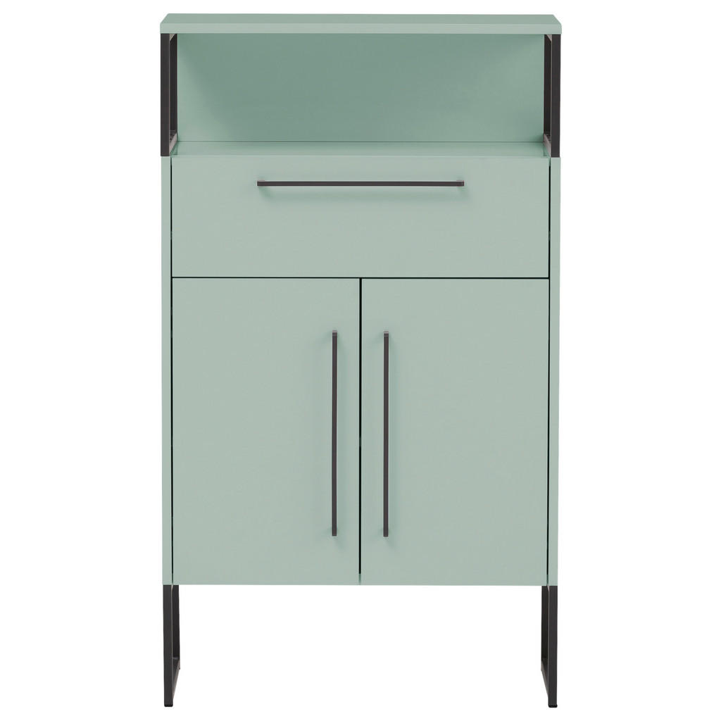 Thumbnail - Midischrank Limone mint B/H/T: ca. 65,2x112,6x33,1 cm