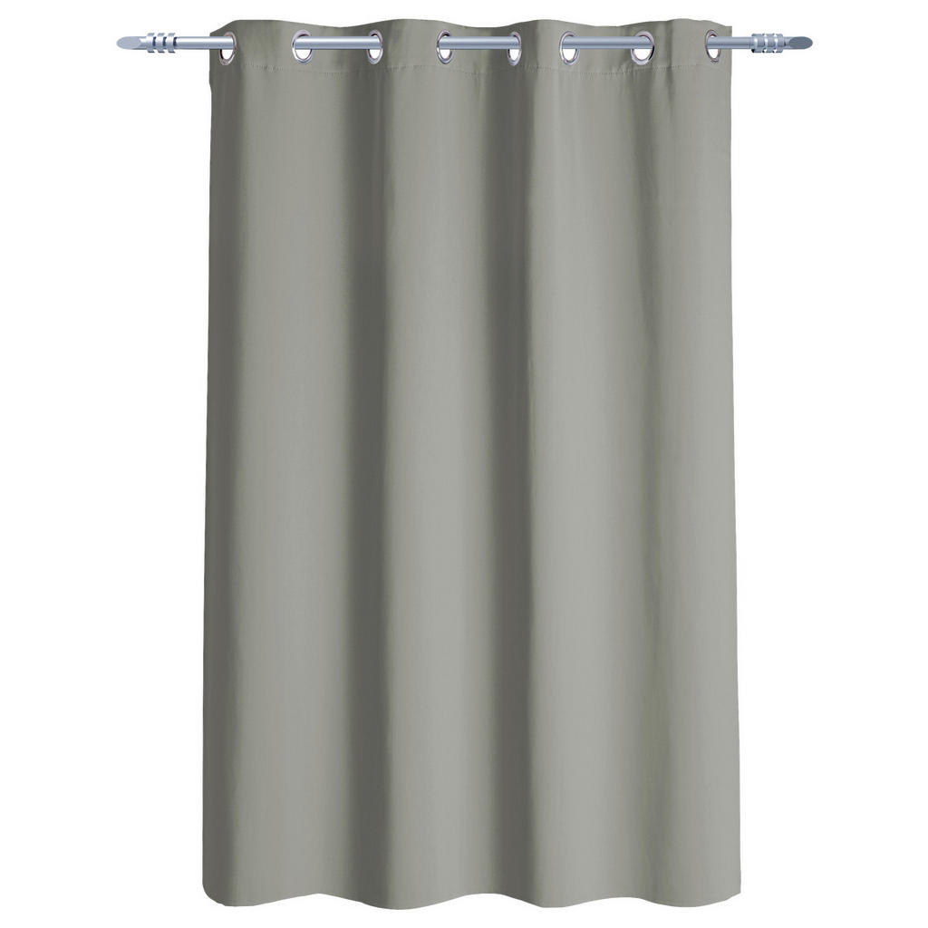 Thumbnail - Ösenvorhang Verona silber B/L: ca. 140x145 cm
