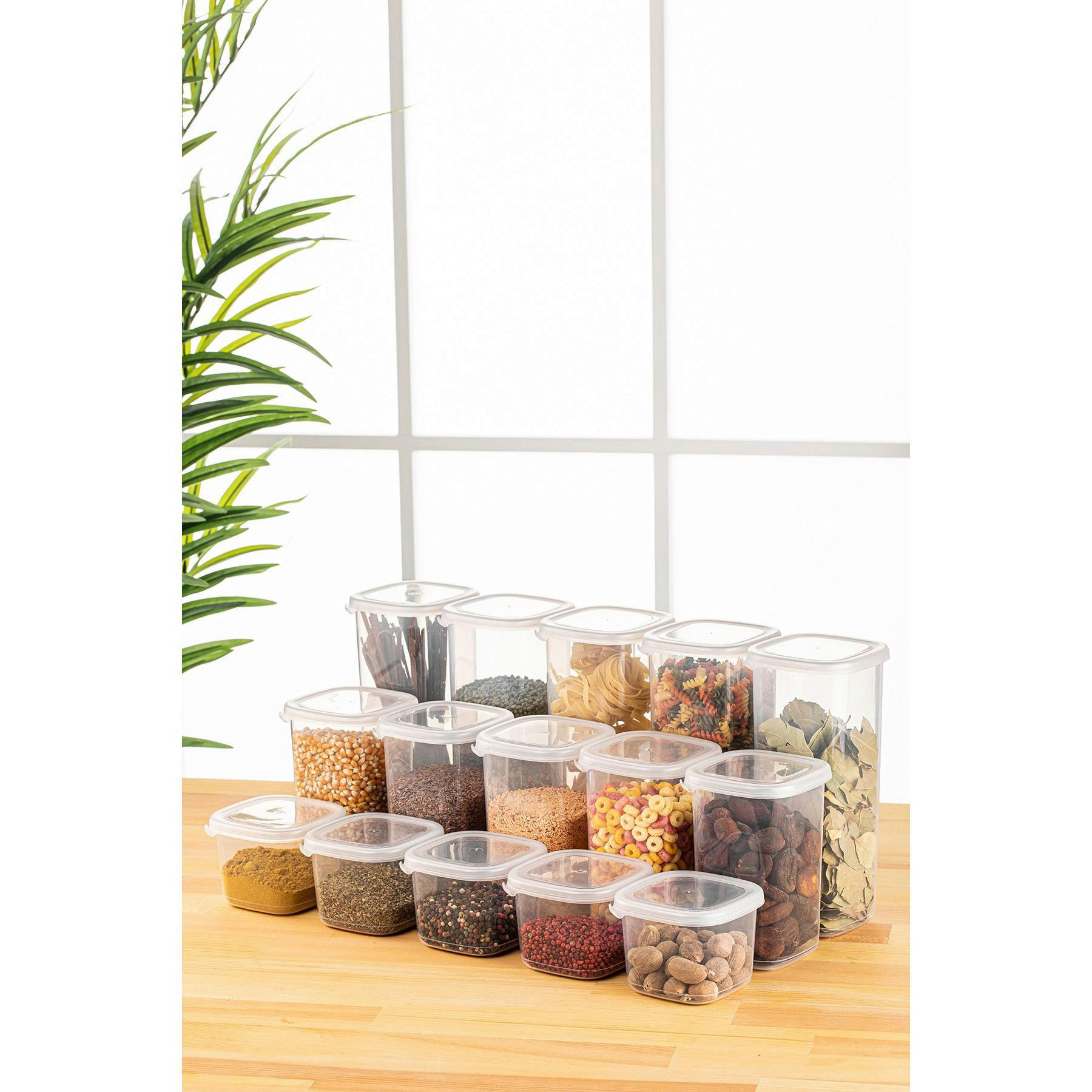 Thumbnail - HermiaConcept Vorratsdosenset 15tlg. weiß