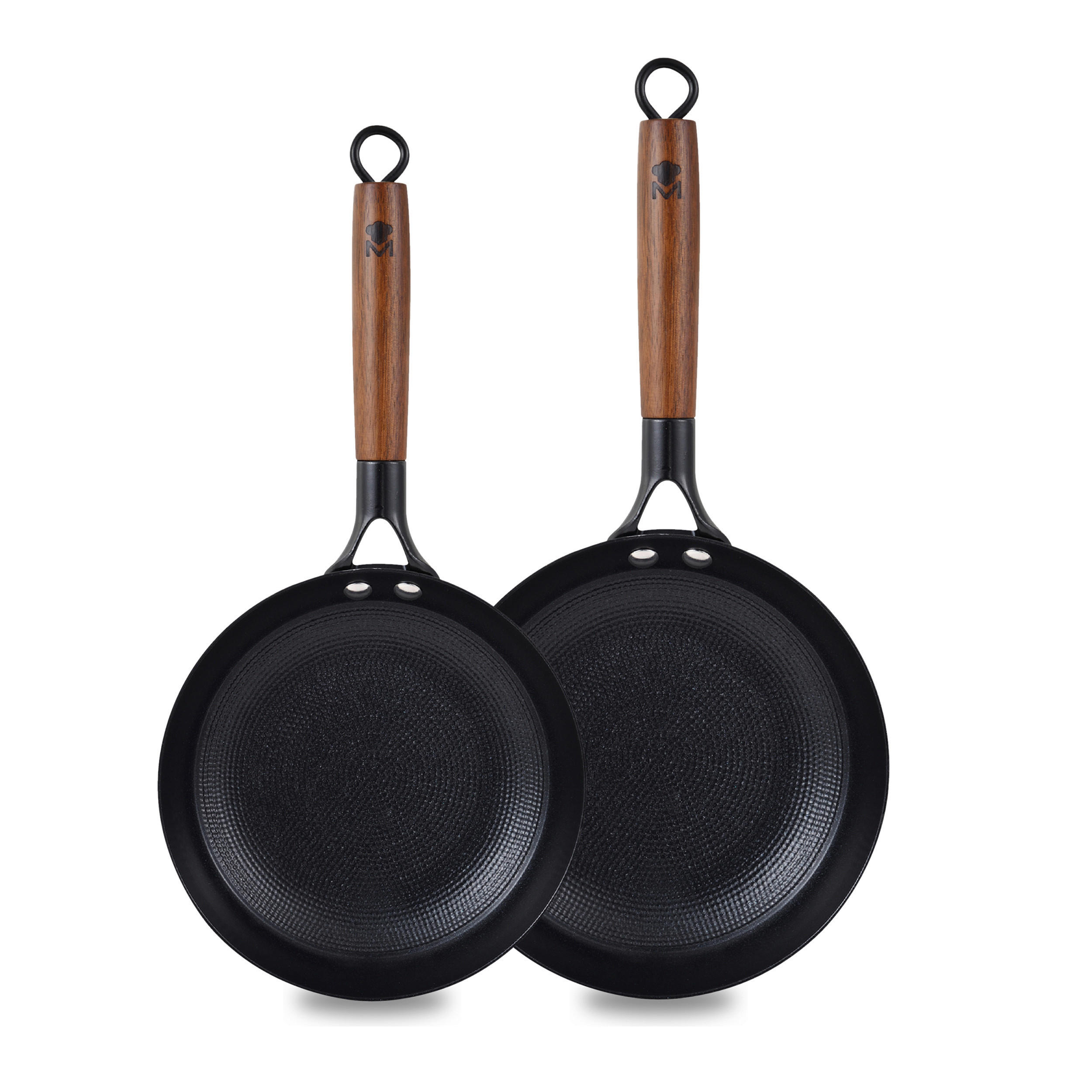 Thumbnail - MASTERPRO Pfannenset ODIN schwarz Eisen 2 tlg.