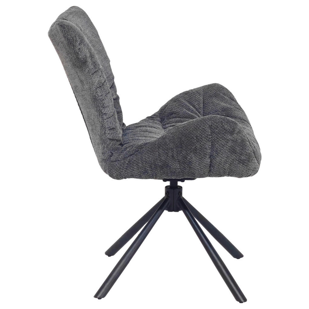 Thumbnail - Drehstuhl Brest grau Webstoff B/T: ca. 67x65 cm