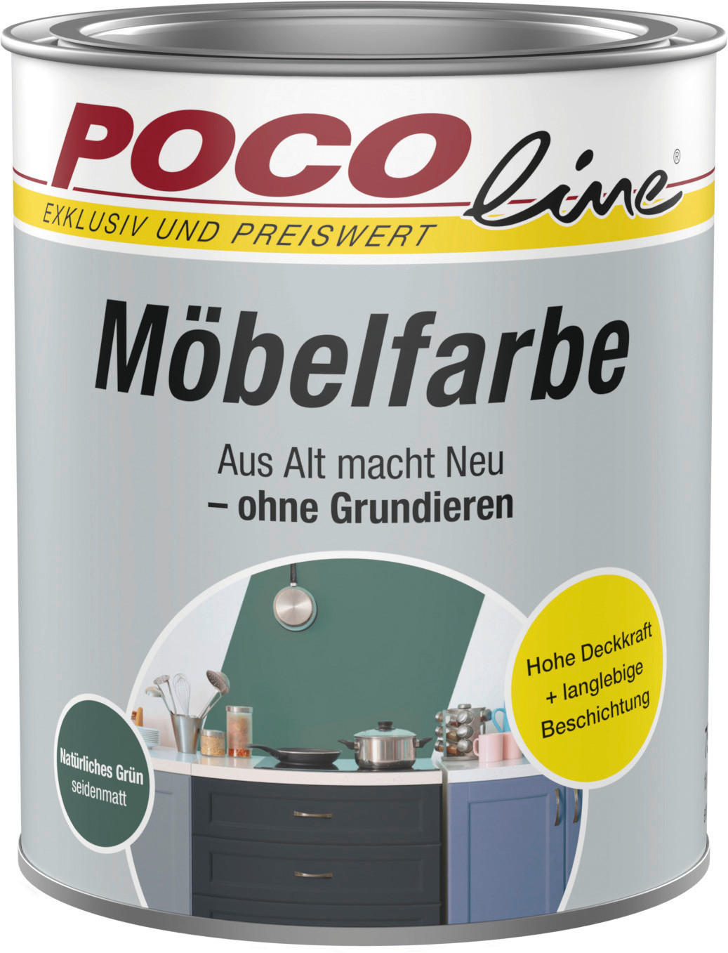 POCOline Buntlack natürliches grün ca. 0,75 l