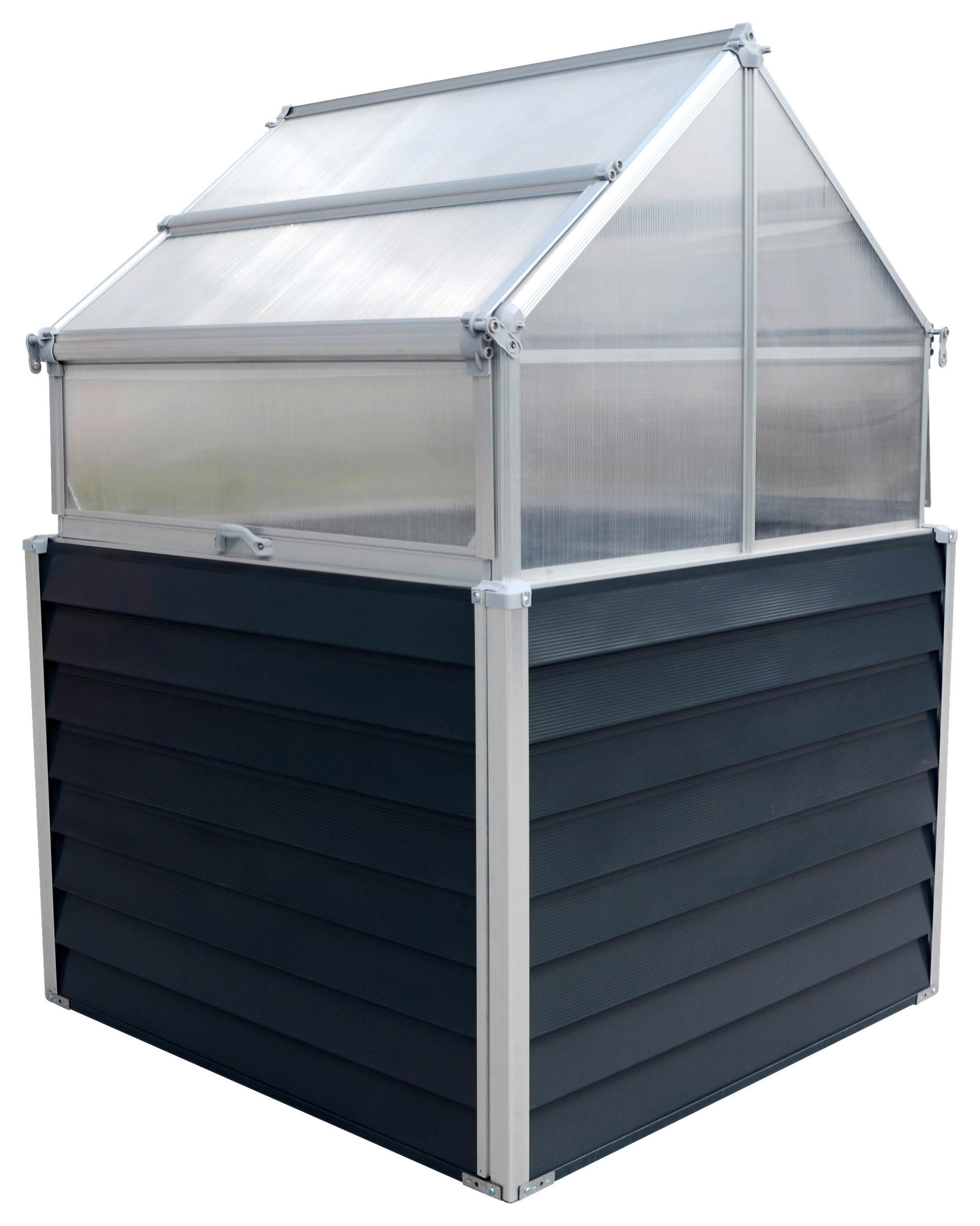 Westmann Hochbeet Store & Grow anthrazit Metall B/H/L: ca. 120x169x120 cm