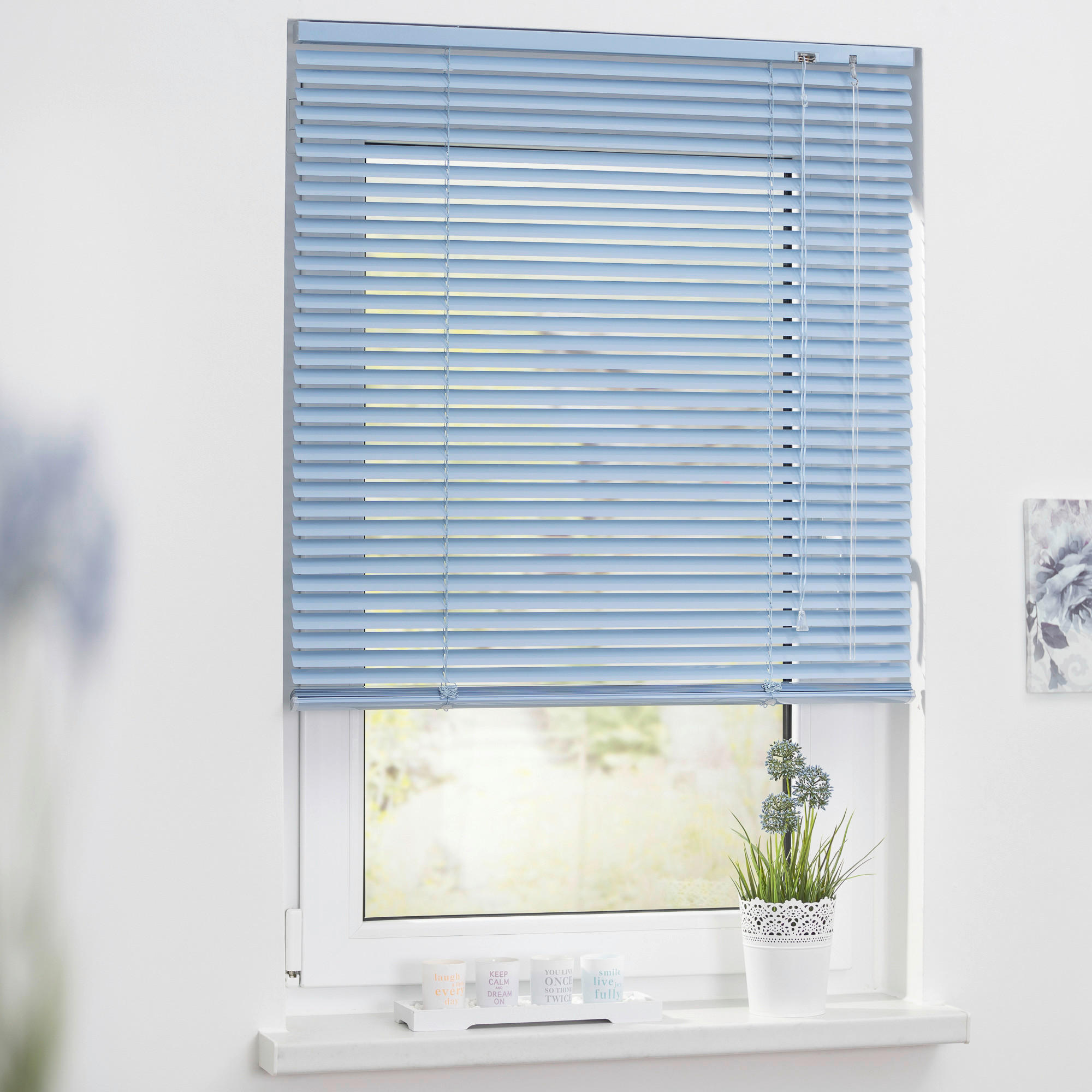 LICHTBLICK Alu-Jalousie blau B/L: ca. 70x220 cm