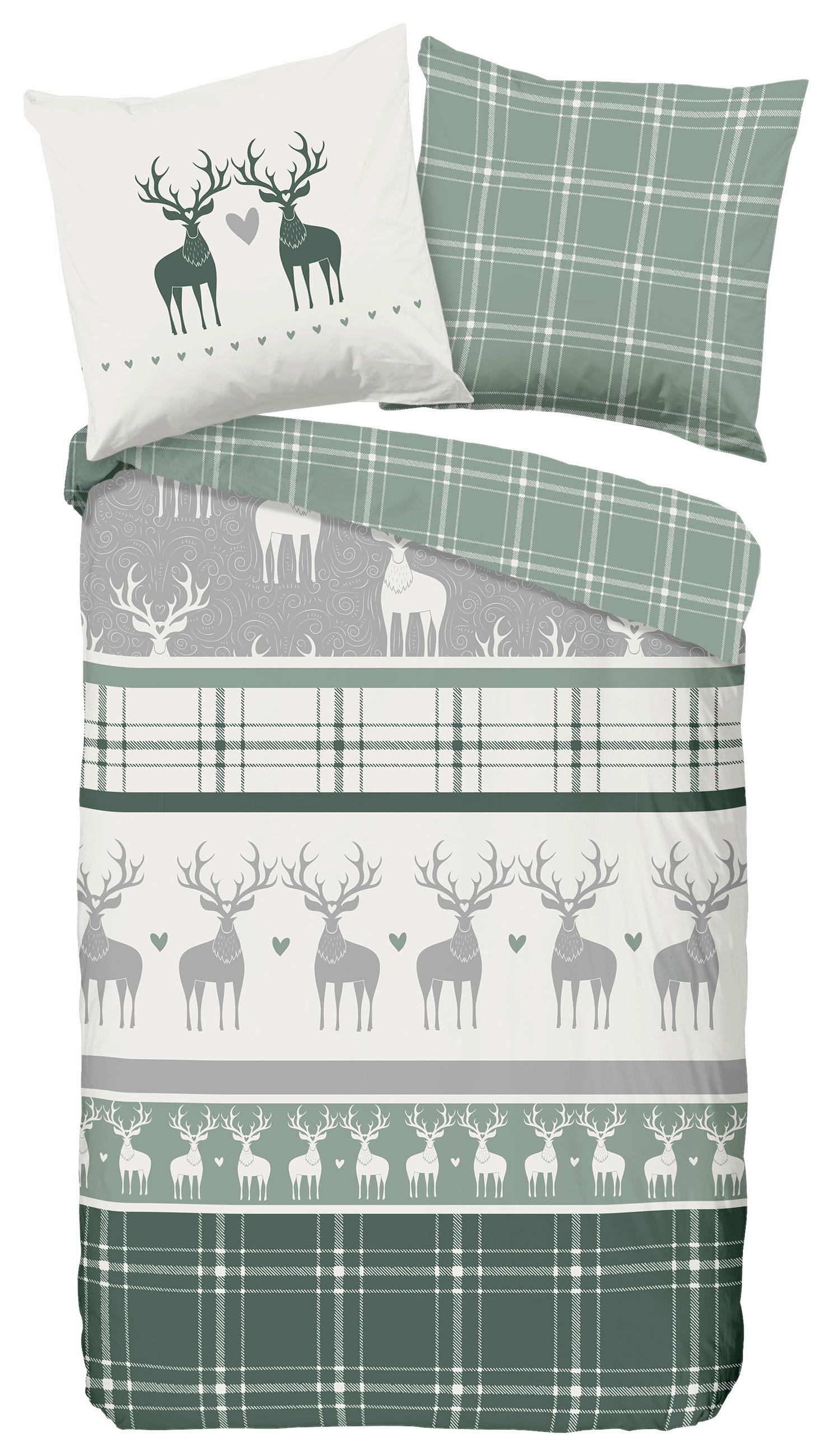 Baumwoll Bettwäsche Bjirk Flanell