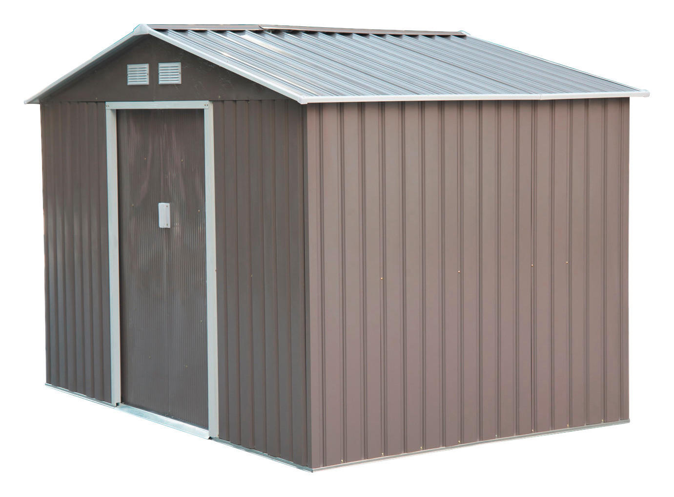 Outsunny Gartenhaus grau B/H/L: ca. 181x192x277 cm